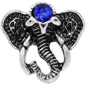 Blue Gem Elegant Elephant Cheater Plug