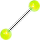 Multi Color Translucent Blast Ball Barbell Tongue Ring Set of 4