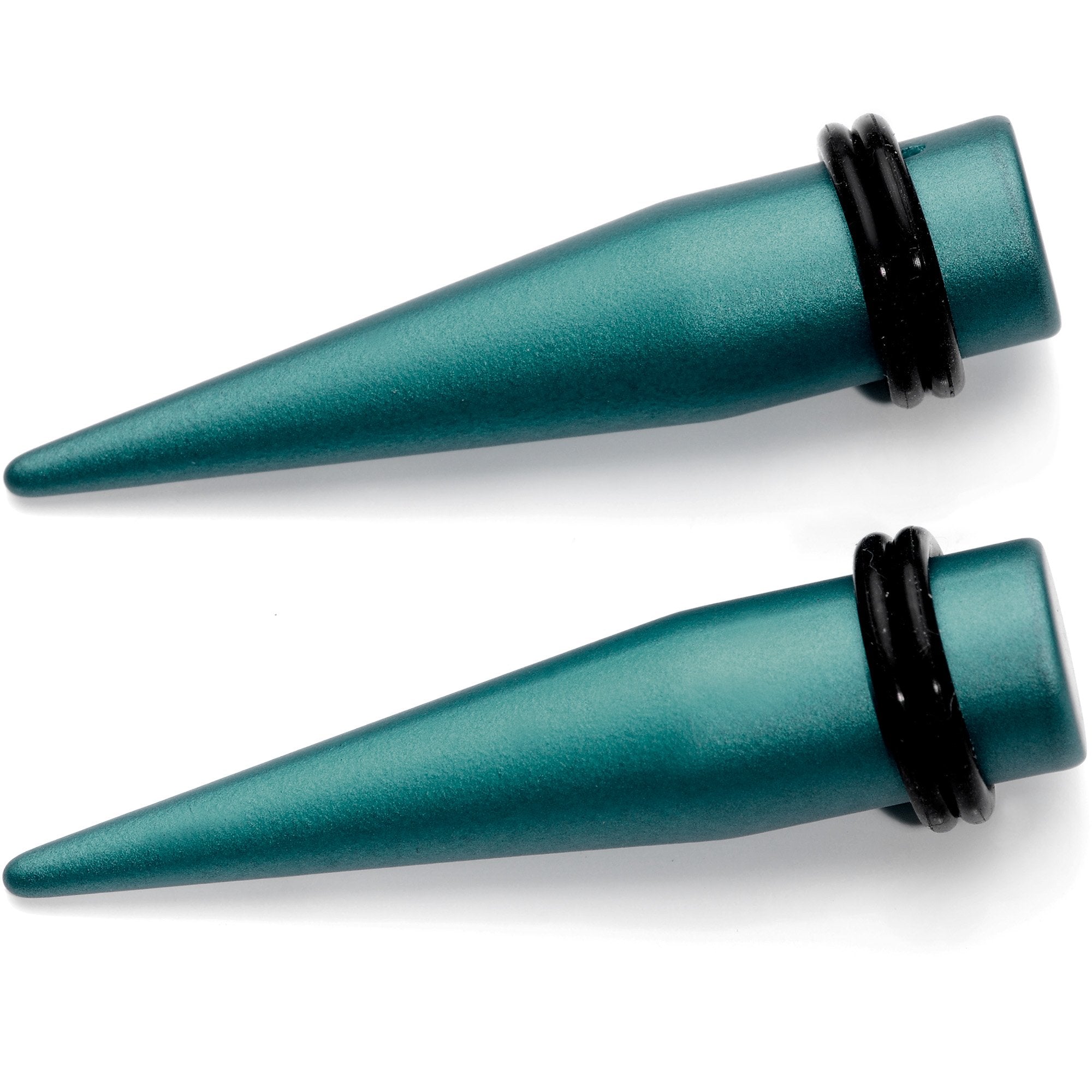 7/16 Teal Matte Silicone over Stainless Steel Straight Taper Set