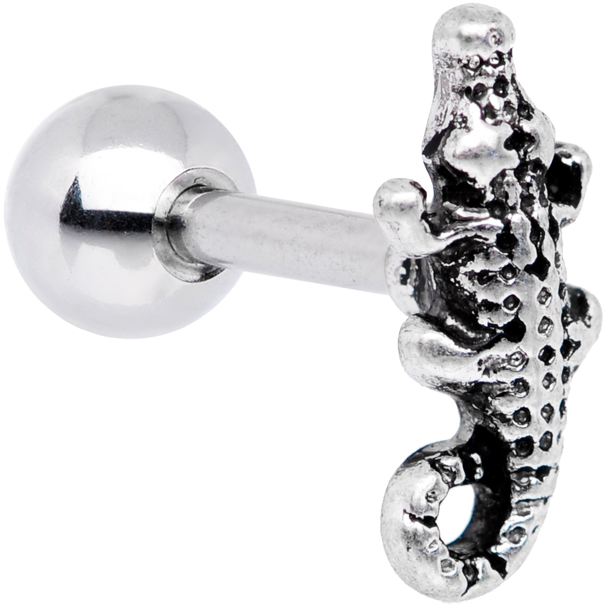 16G 1/4 Alligator Ally Tragus Cartilage Earring