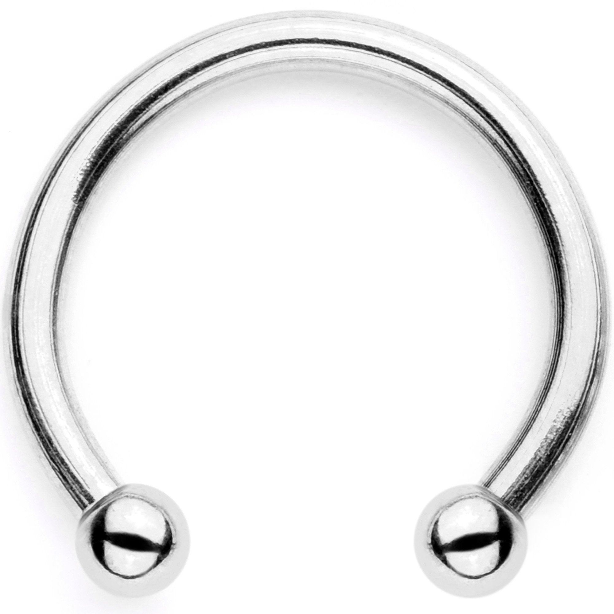 16G Teal Faux Opal Twisted Horseshoe Clip On Fake Septum Ring Set