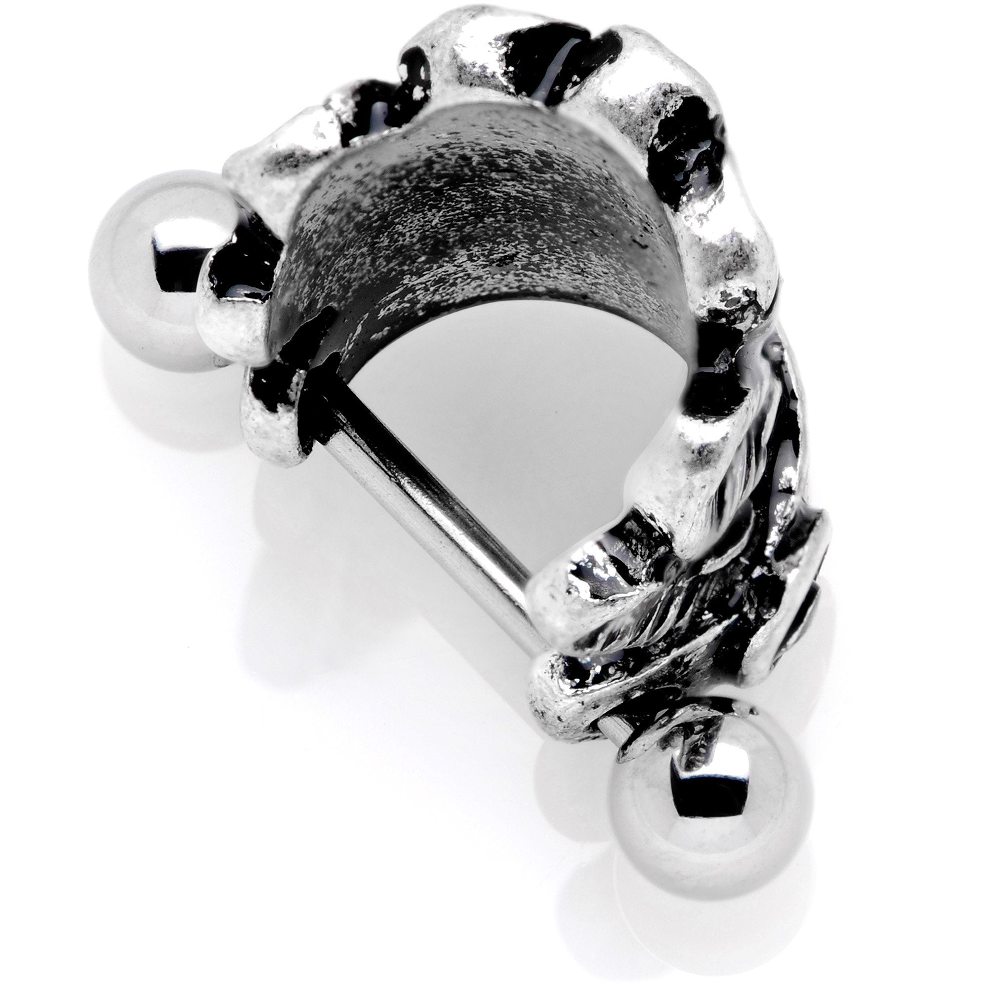 16G 1/2 Southwestern Feather Headdress Cuff Cartilage Earring