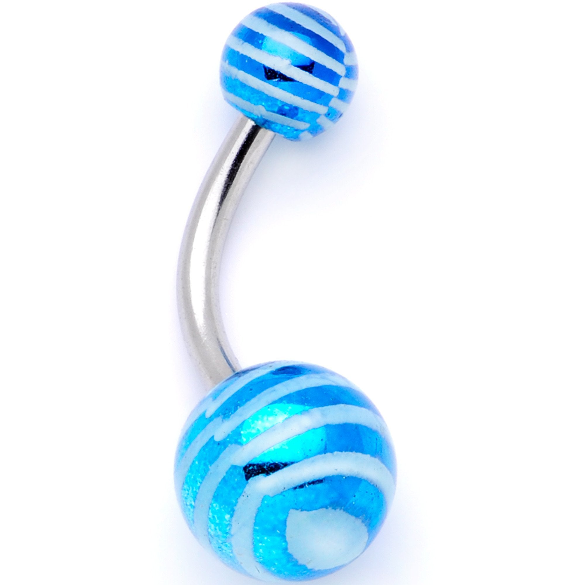 Parade of Color Stripes Party Pack Belly Ring Set of 4