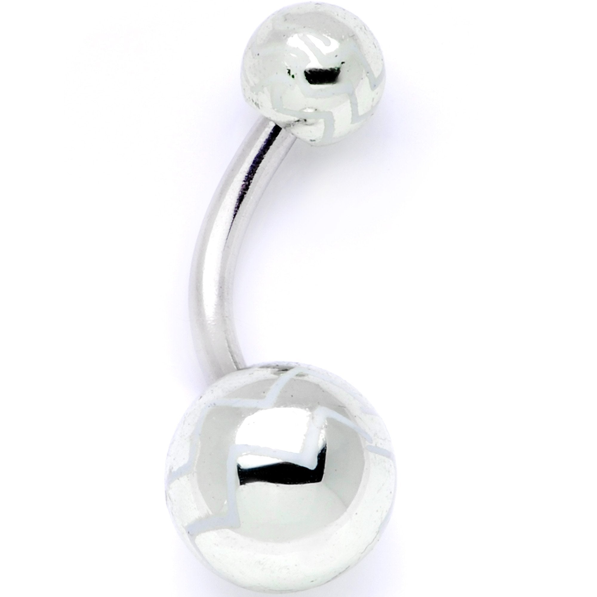 Parade of Cool Zig Zag Party Pack Belly Ring Set of 4