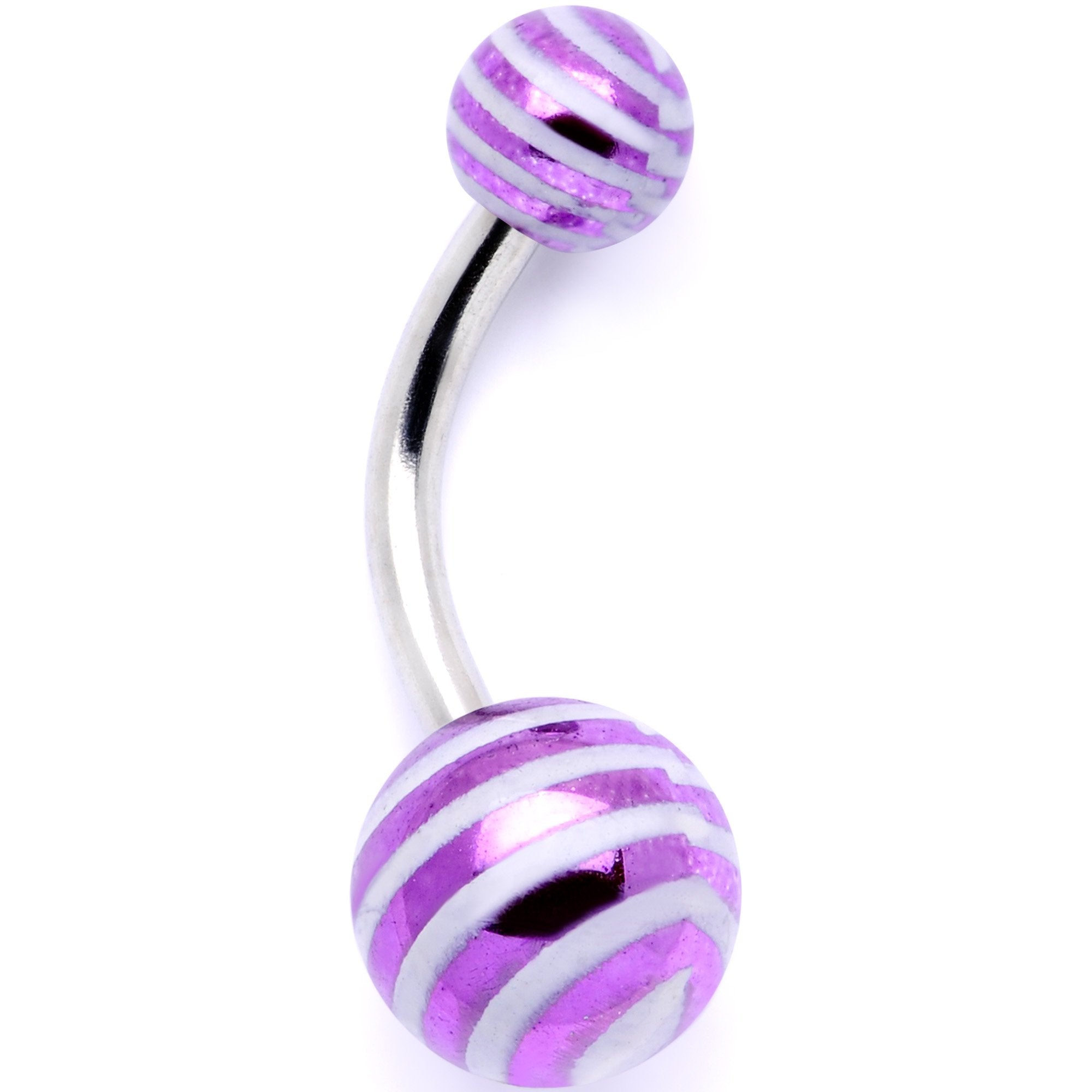 Evening of Color Zig Zag Party Pack Belly Ring Set of 4