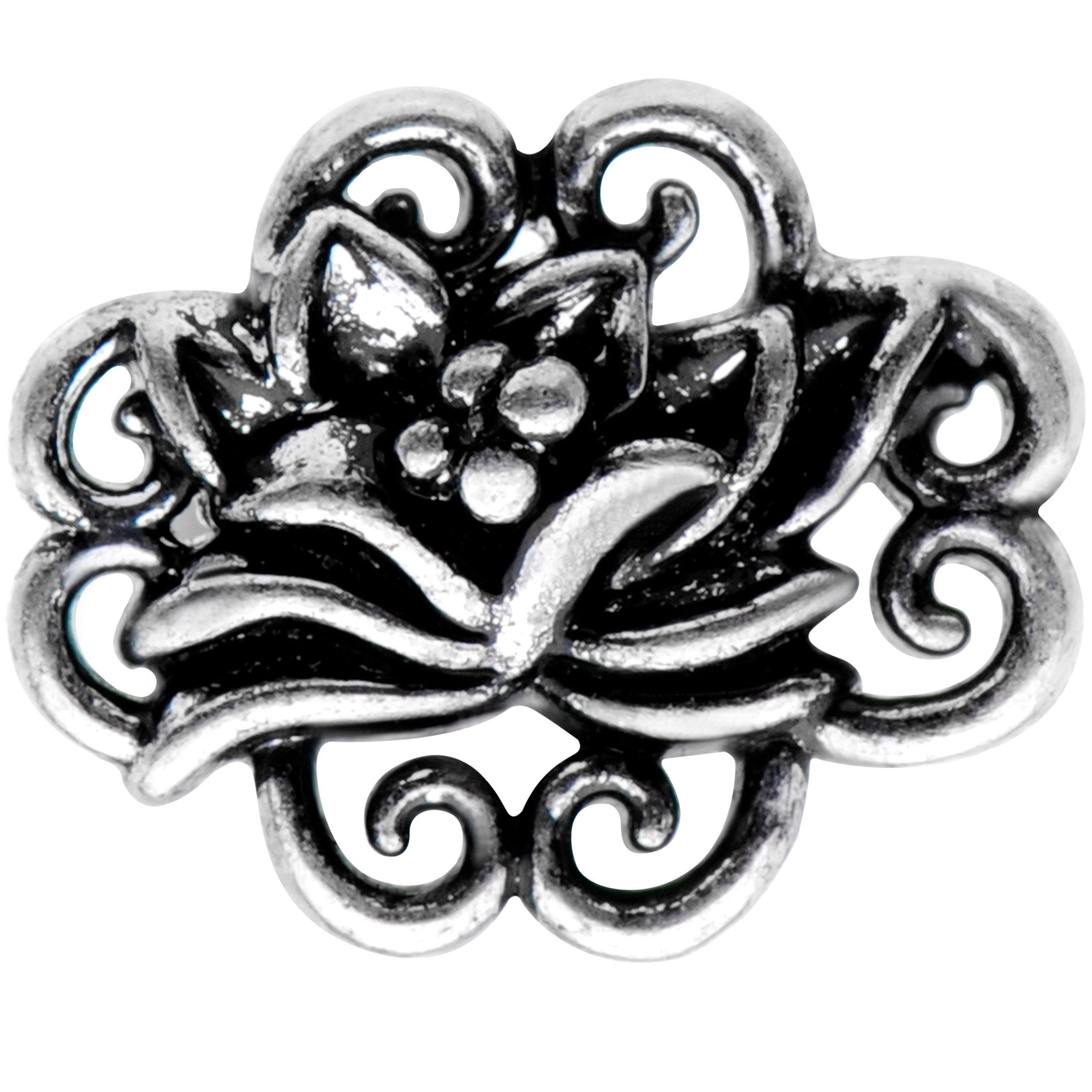 16G 1/4 Spirit of the Lotus Flower Cartilage Tragus Earring