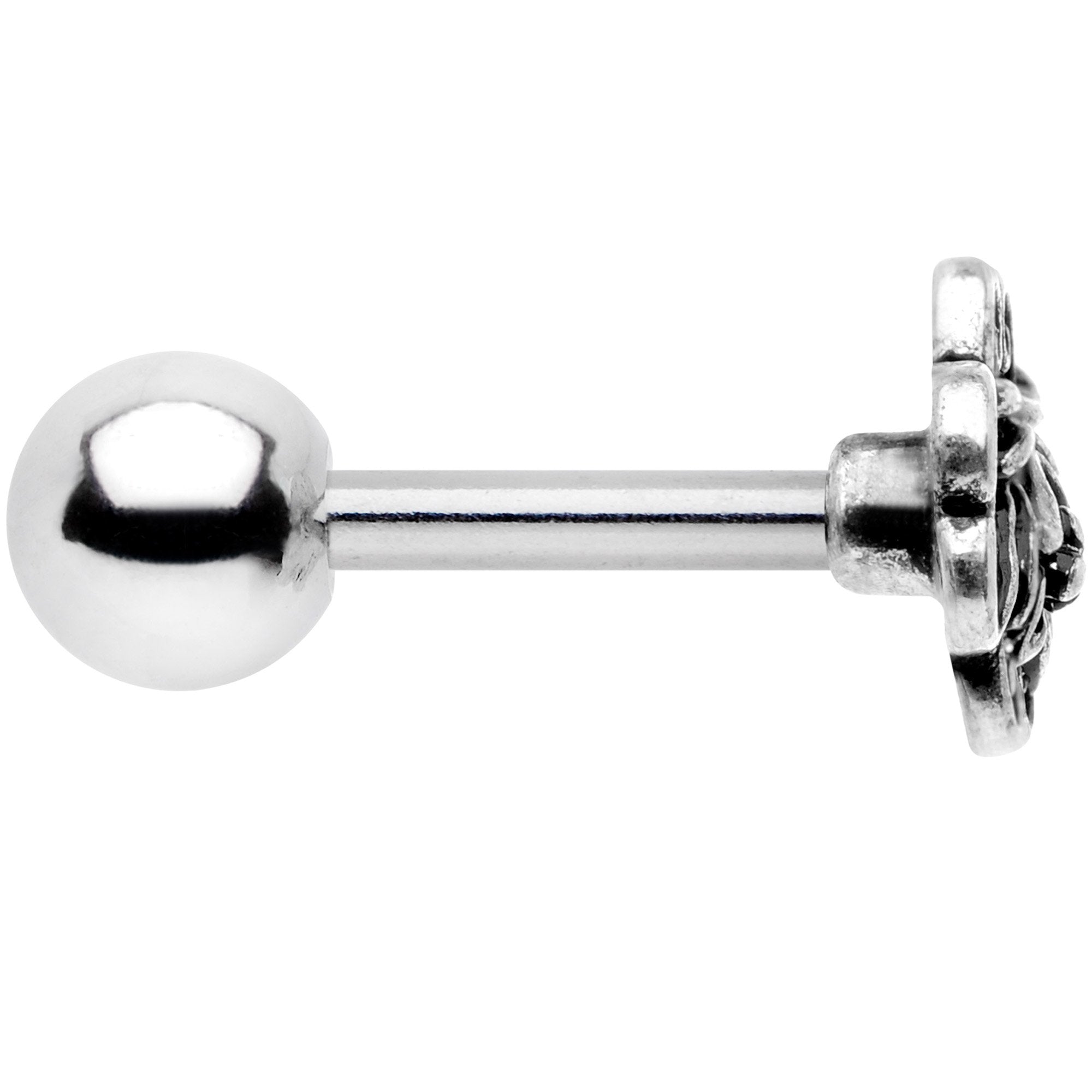 16G 1/4 Spirit of the Lotus Flower Cartilage Tragus Earring