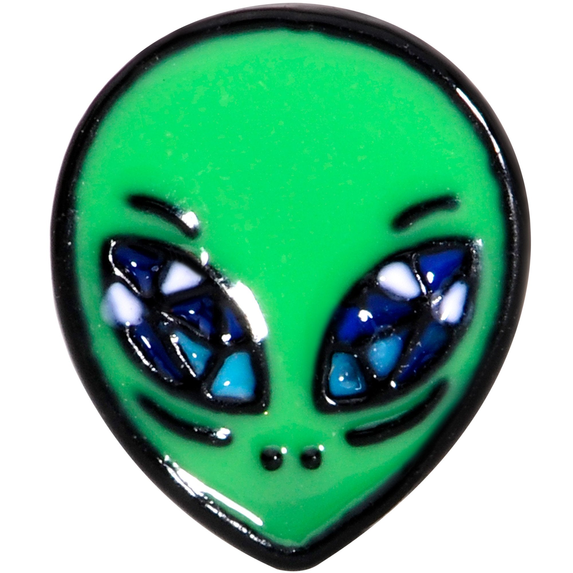 16G 1/4 Vivid Invader From Beyond Alien Cartilage Tragus Earring