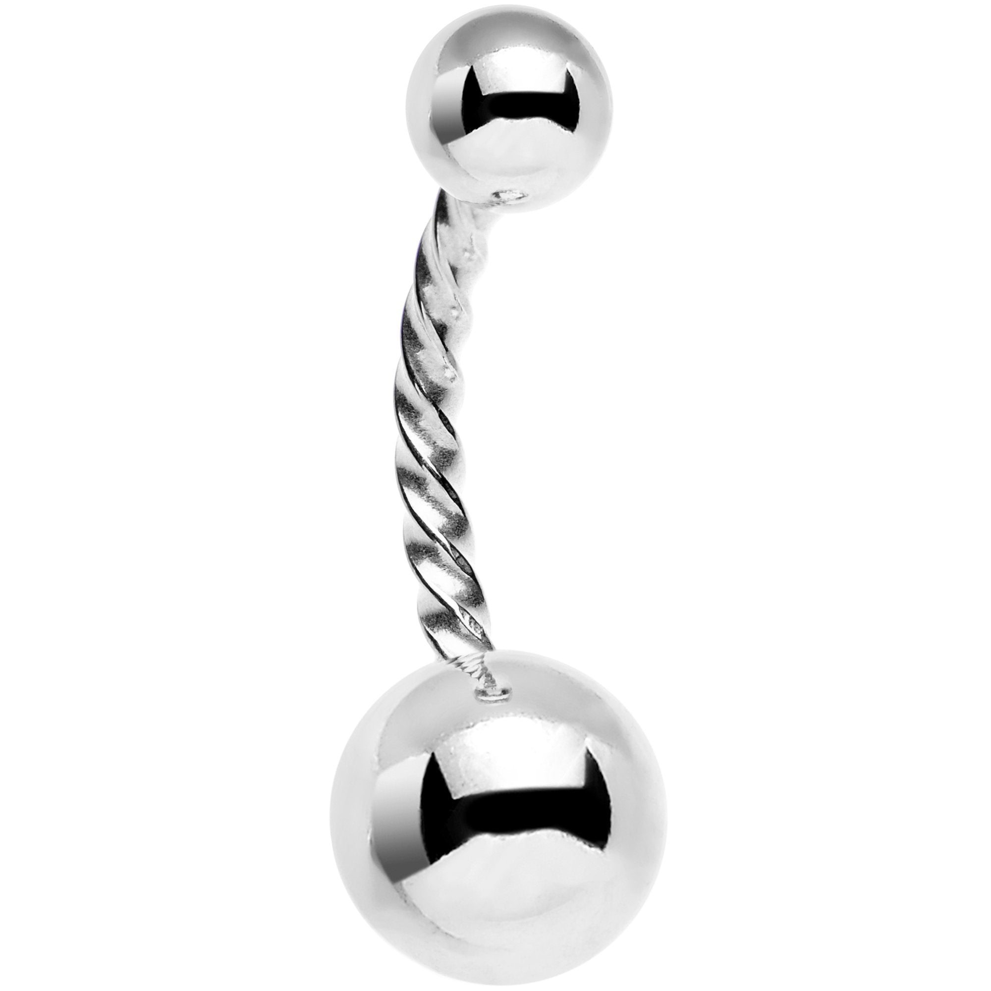 Subtle Beauty and Understated Elegance Twisted Belly Ring
