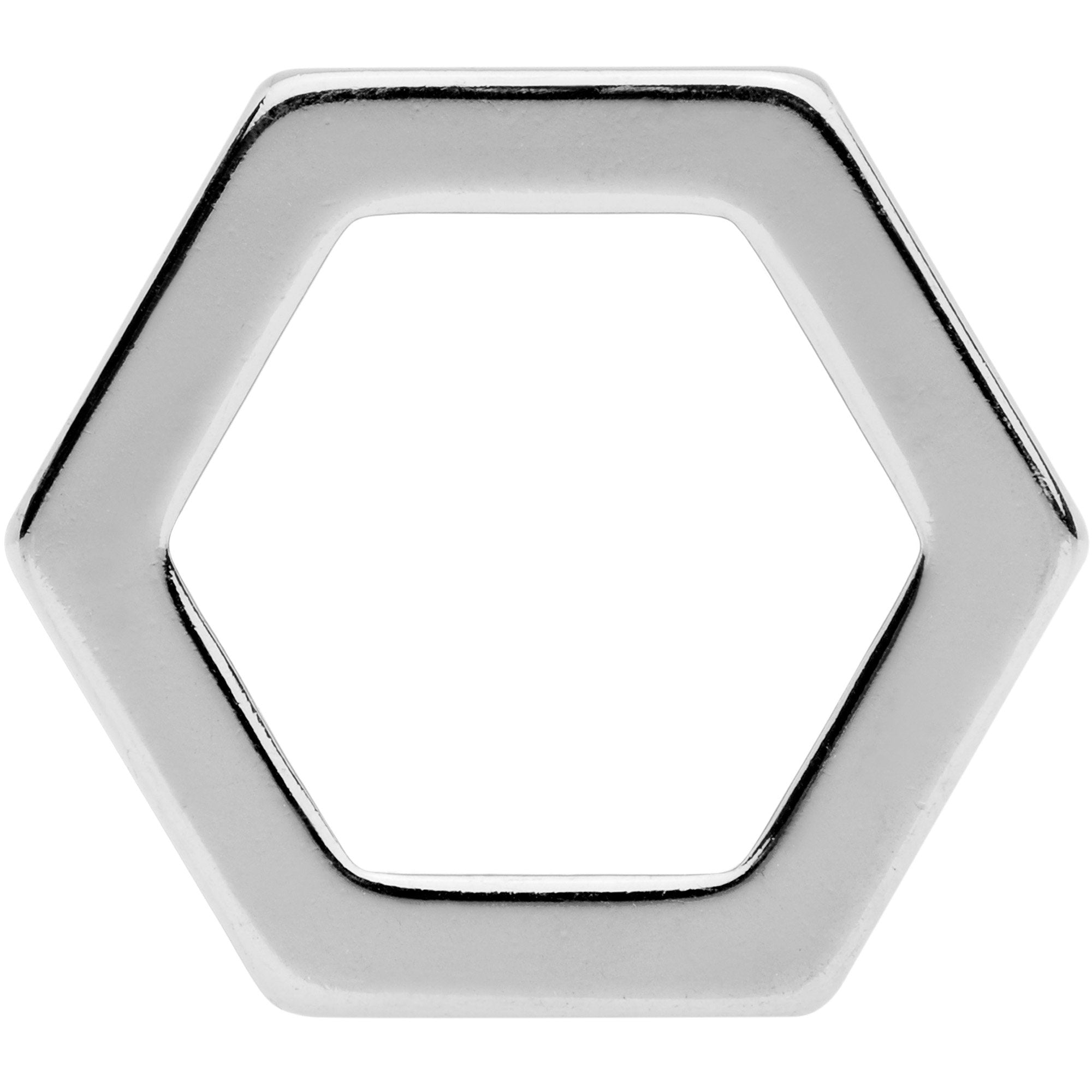 5/8 Geometric Hexagon Screw Fit Tunnel Plug Set