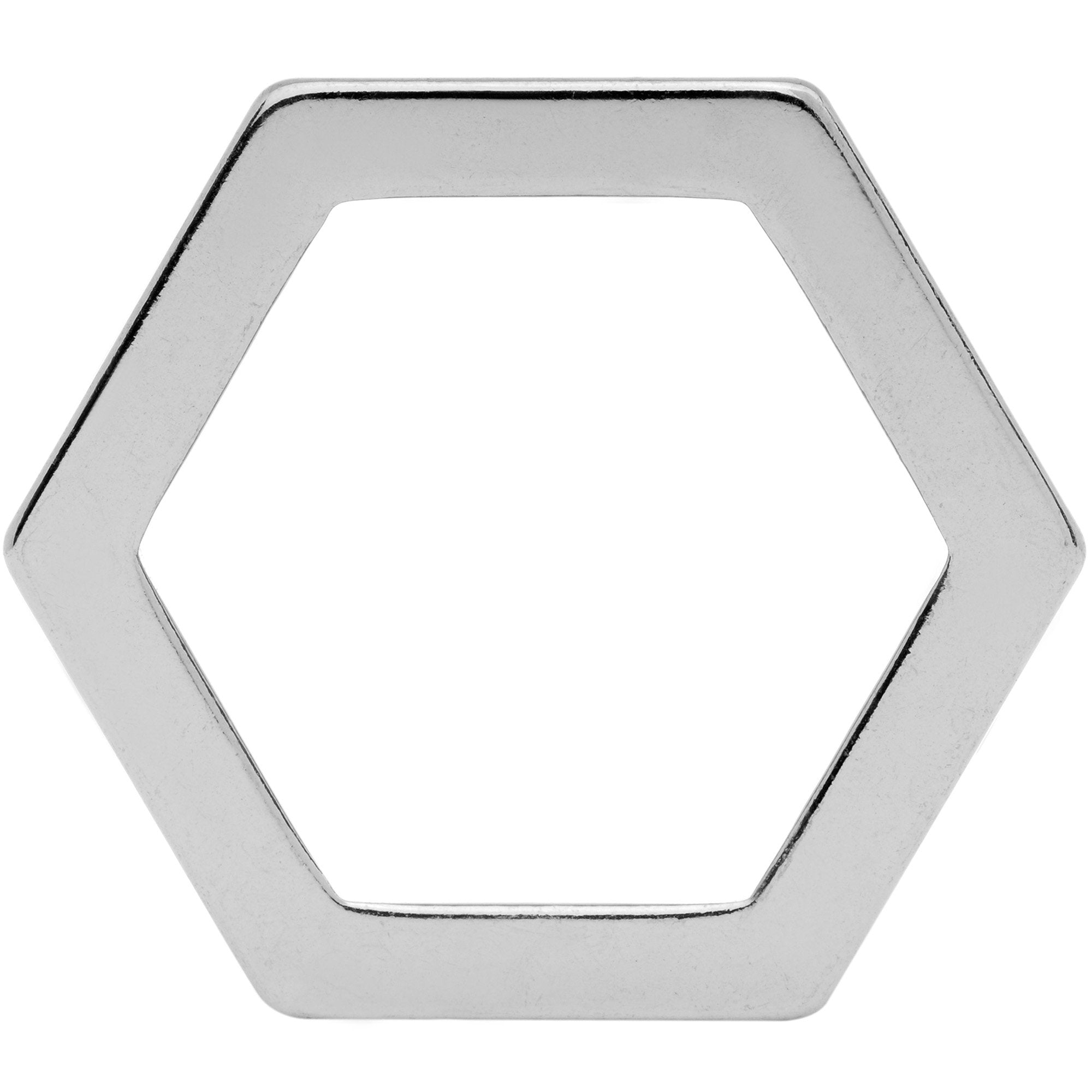 7/8 Geometric Hexagon Screw Fit Tunnel Plug Set