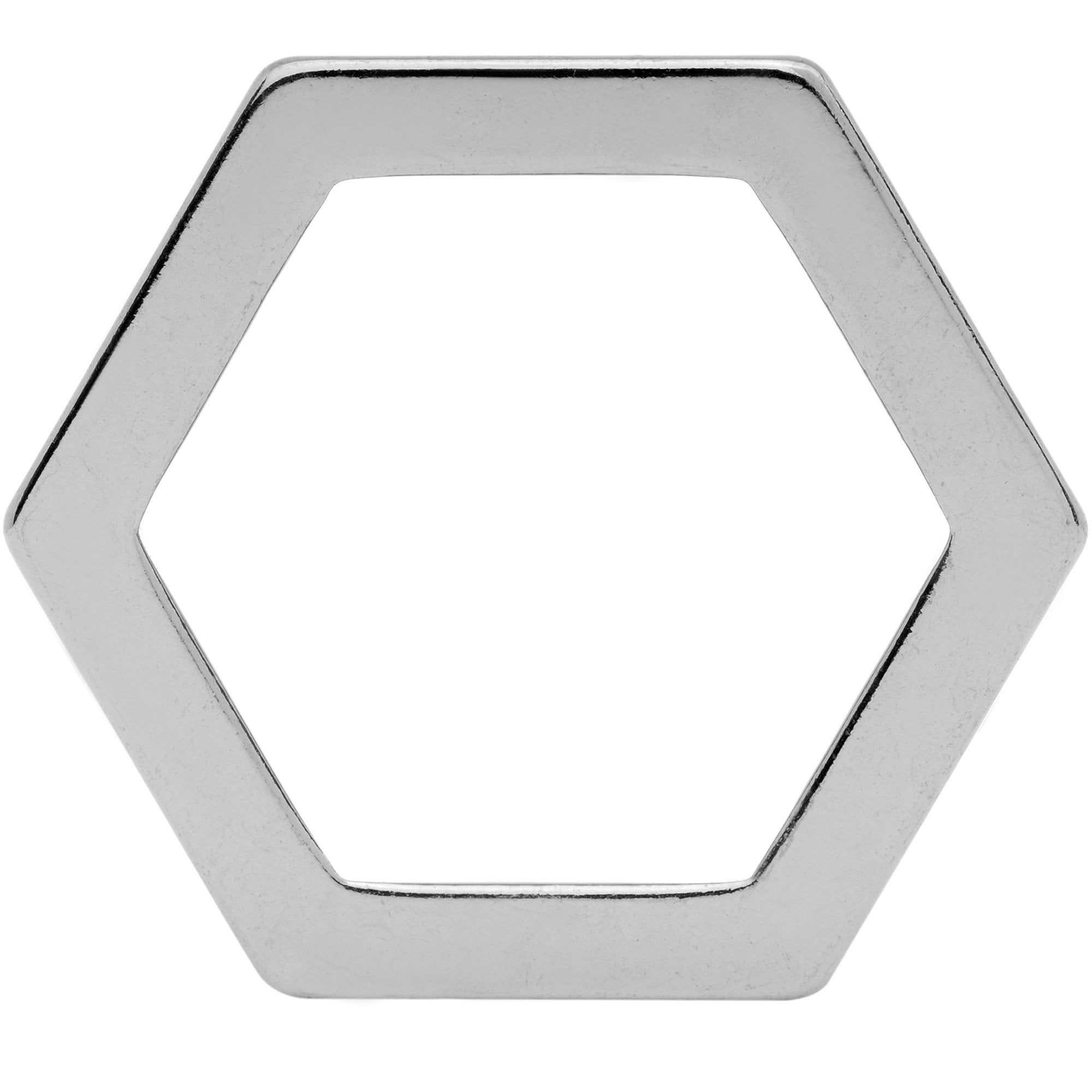 25mm Geometric Hexagon Screw Fit Tunnel Plug Set