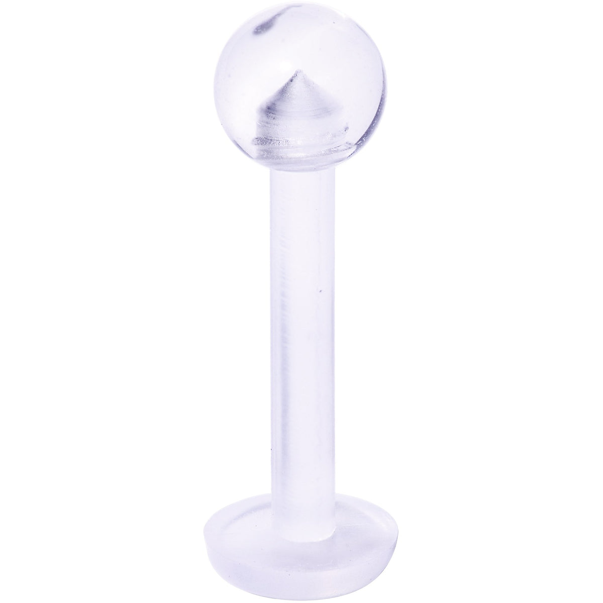 Clear Push Top Biopierce 14G Lip Labret Monroe Cartilage Helix Ear Lobe Retainers Piercing for for Work Surgery 11mm