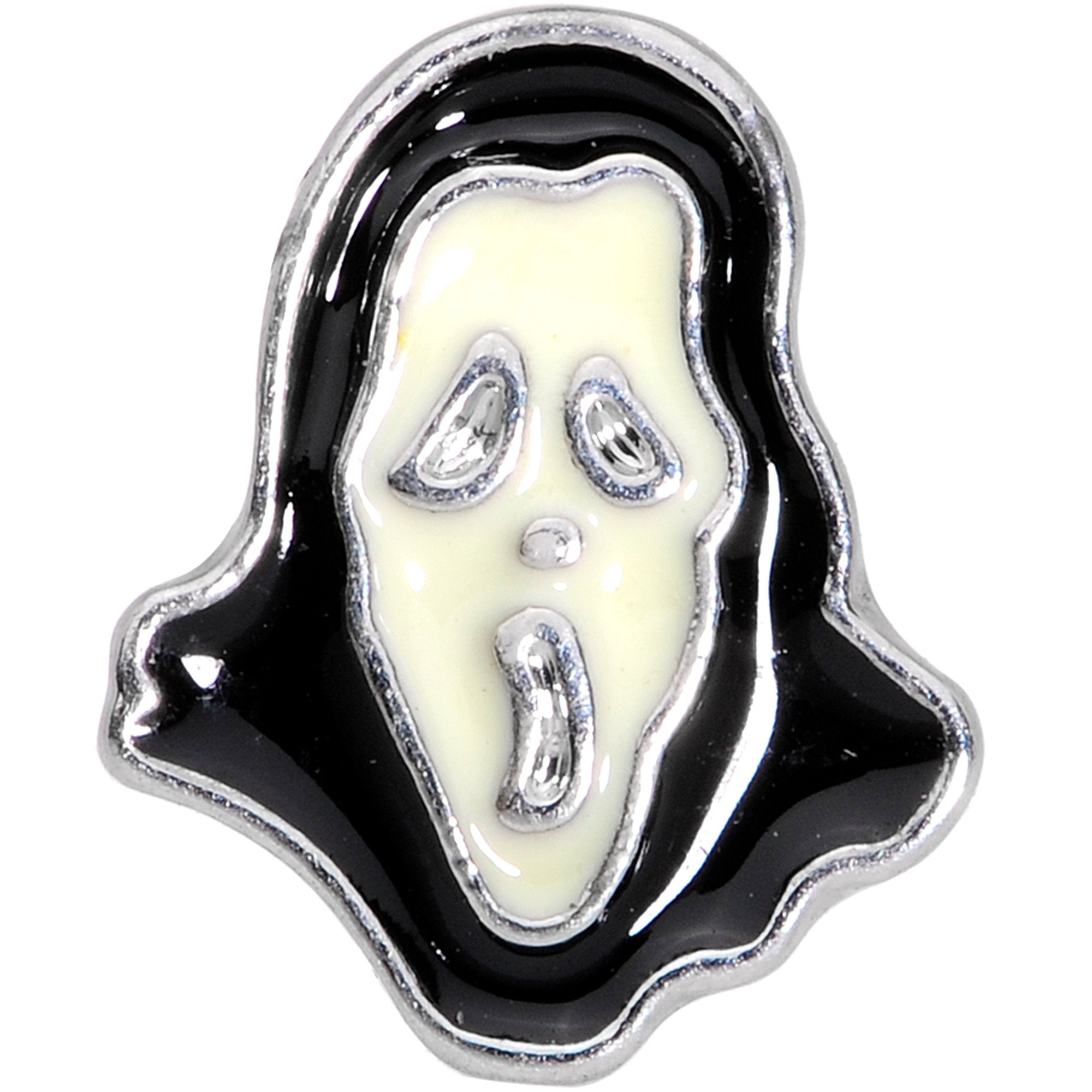 16G 1/4 Halloween Screaming Ghost Cartilage Tragus Earring