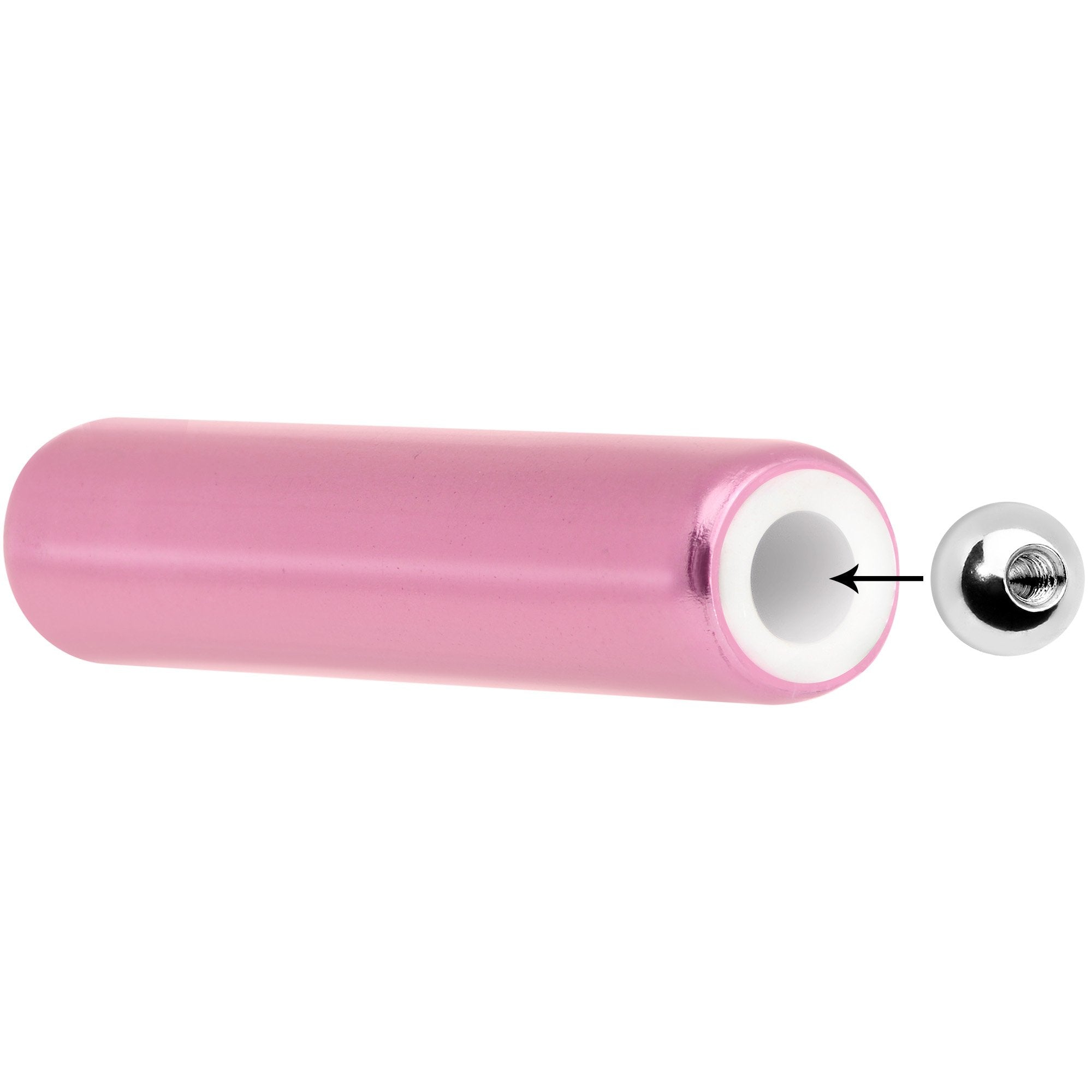 5mm to 6mm Pink Aluminium Body Piercing Ball Removal Tool For Piercings