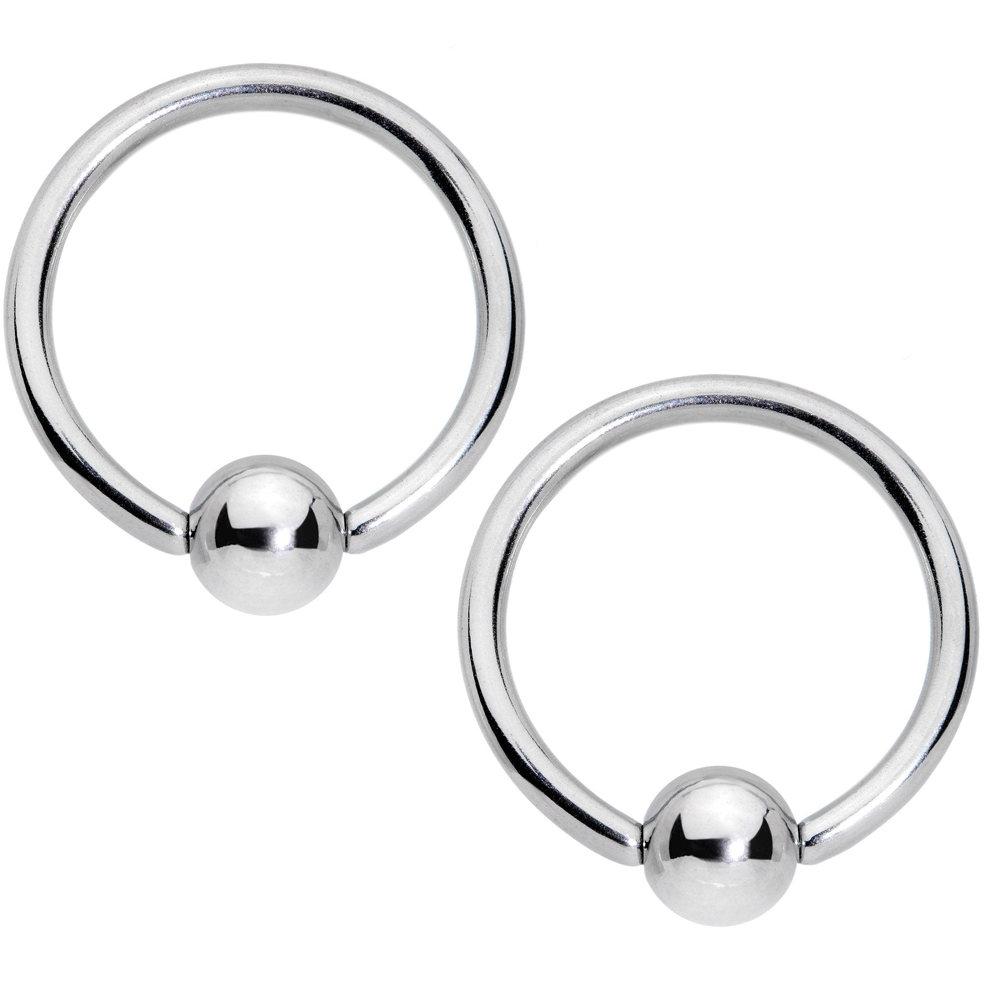 14G 9/16 5/16 Aqua Gem Hearts BCR Barbell Nipple Ring Set