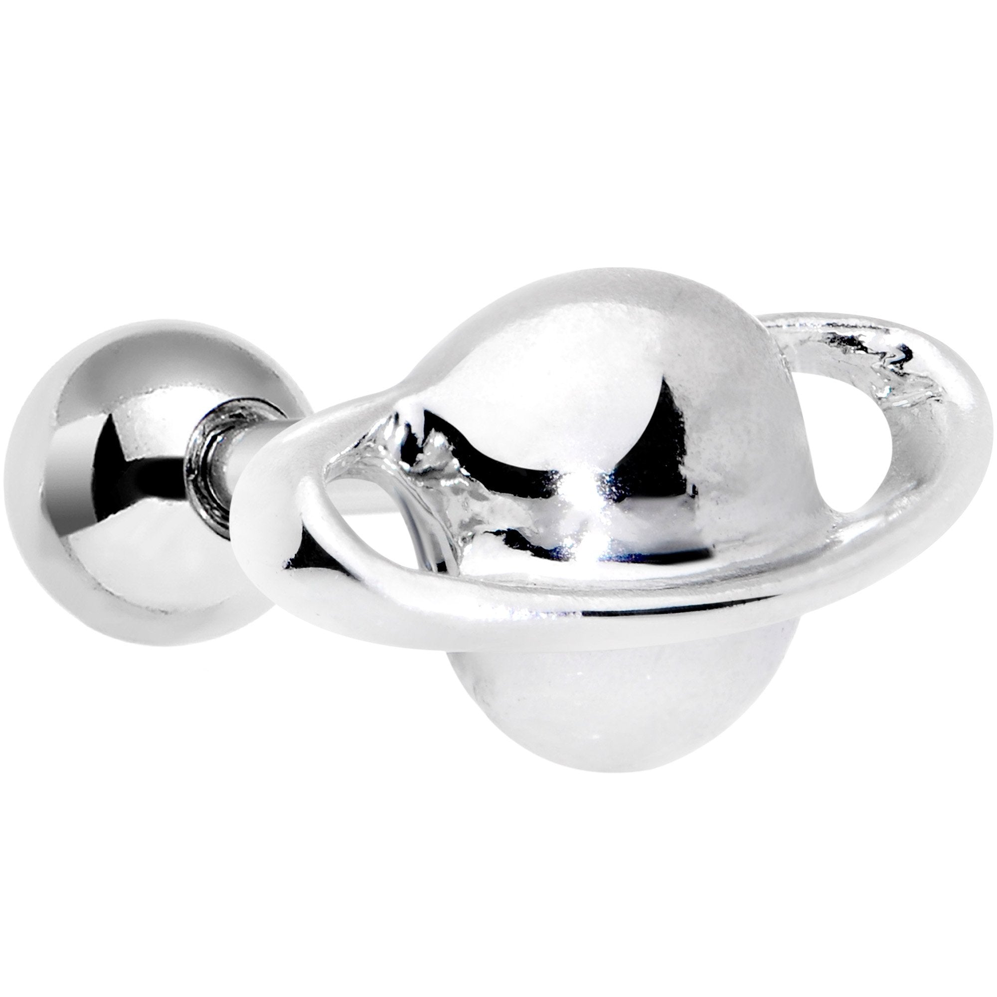 16G 1/4 Ring of Planet Saturn Cartilage Tragus Earring