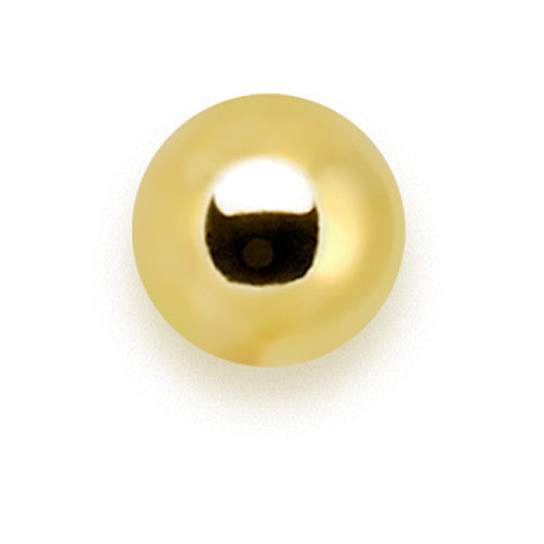 Solid 14KT Yellow Gold Replacement Ball 4.5mm - 14 Gauge