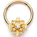 Star Fashion Ring With Clear CZ - .925 Sterling Silver Band, Sizes 5-10