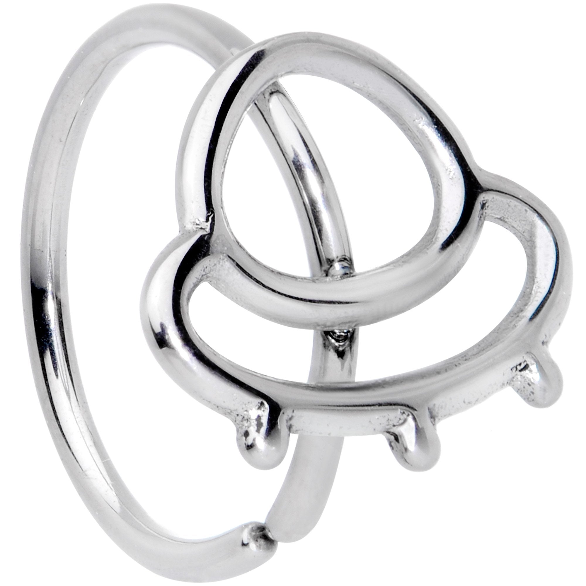 20G 5/16 Alien Spacecraft UFO Seamless Circular Ring