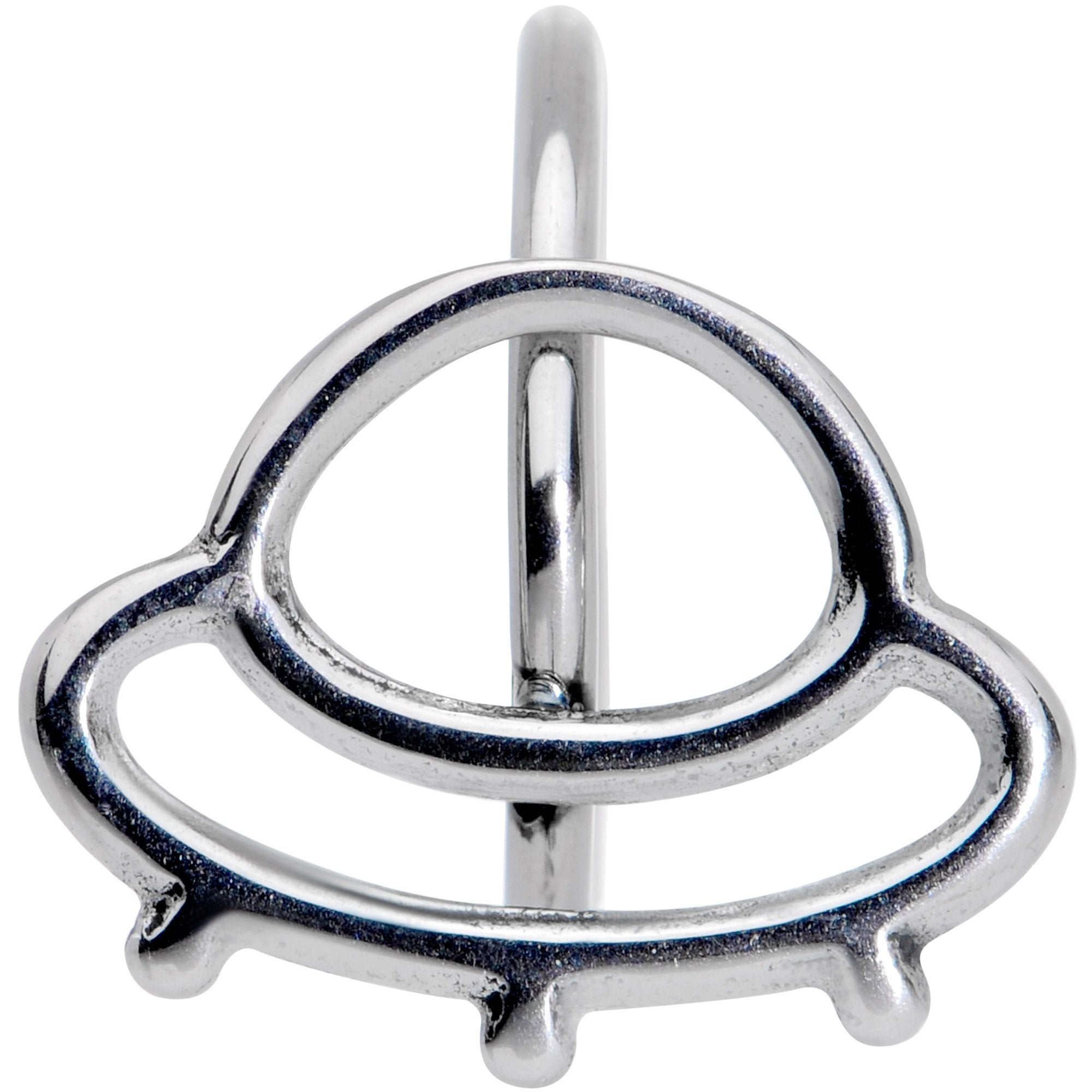20G 5/16 Alien Spacecraft UFO Seamless Circular Ring