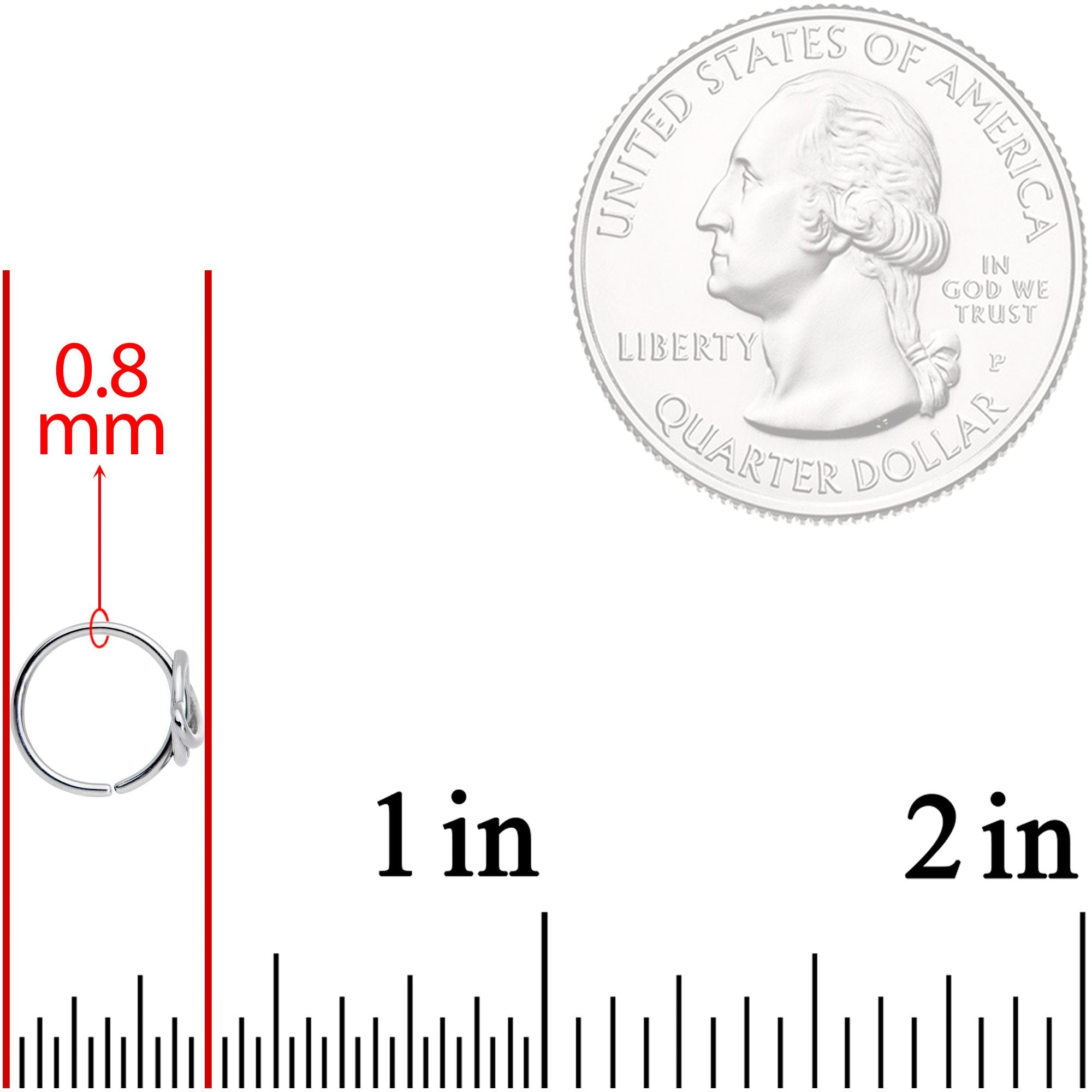 20G 5/16 Planet Saturn Seamless Circular Ring