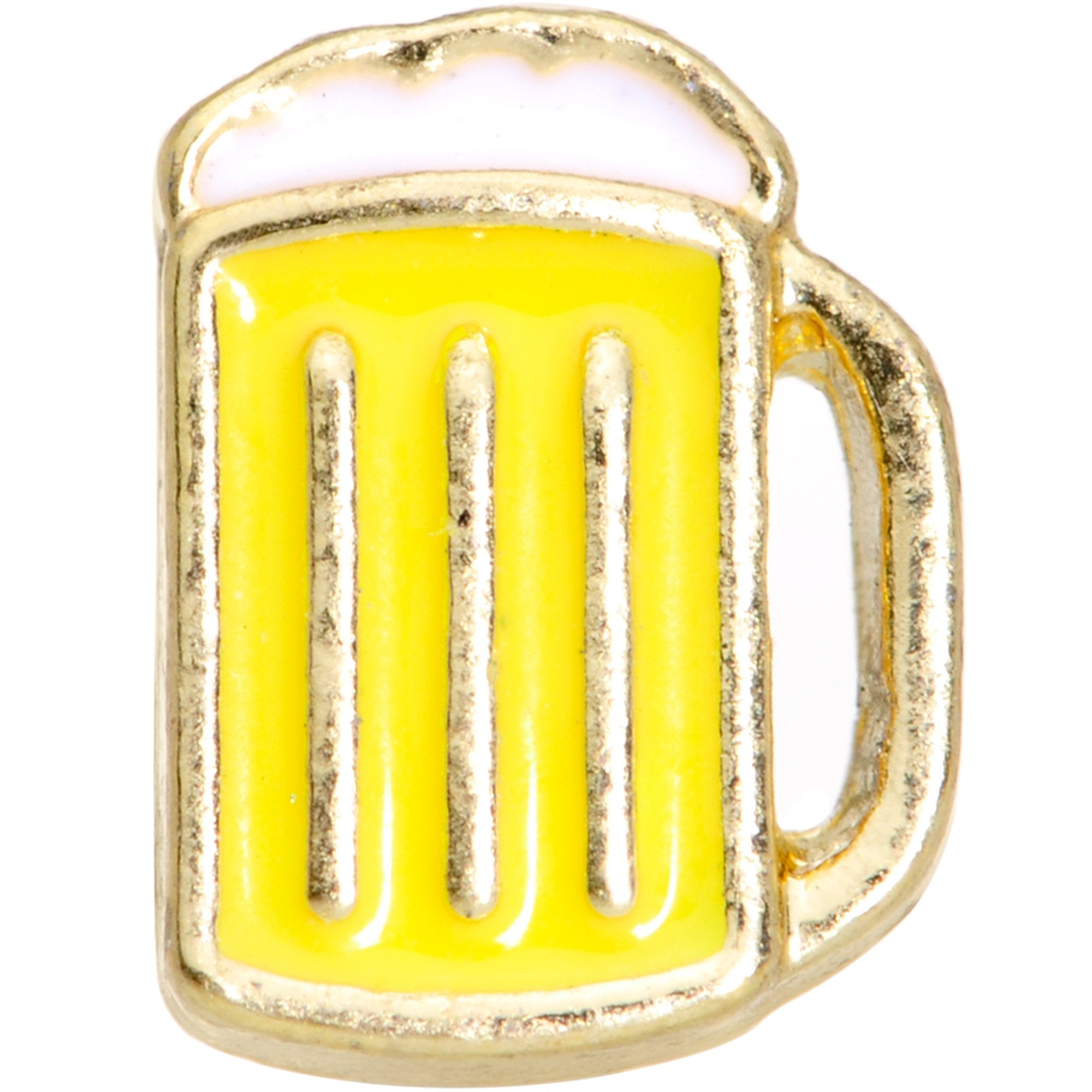 16G 1/4 St Patricks Day Frosty Mug Beer Cartilage Tragus Earring