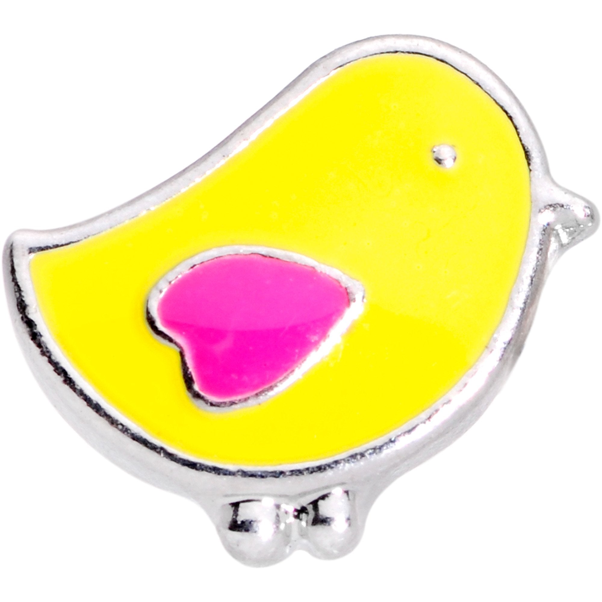 16G 1/4 Yellow Easter Chick Cartilage Tragus Earring