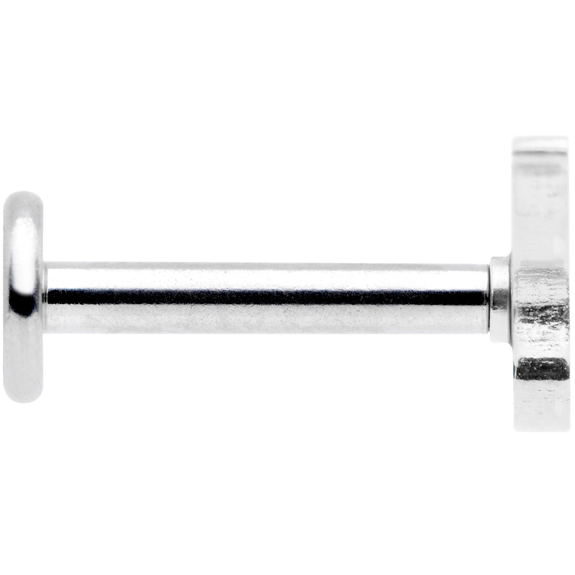 16G 5/16 Cat Internally Threaded Labret Tragus