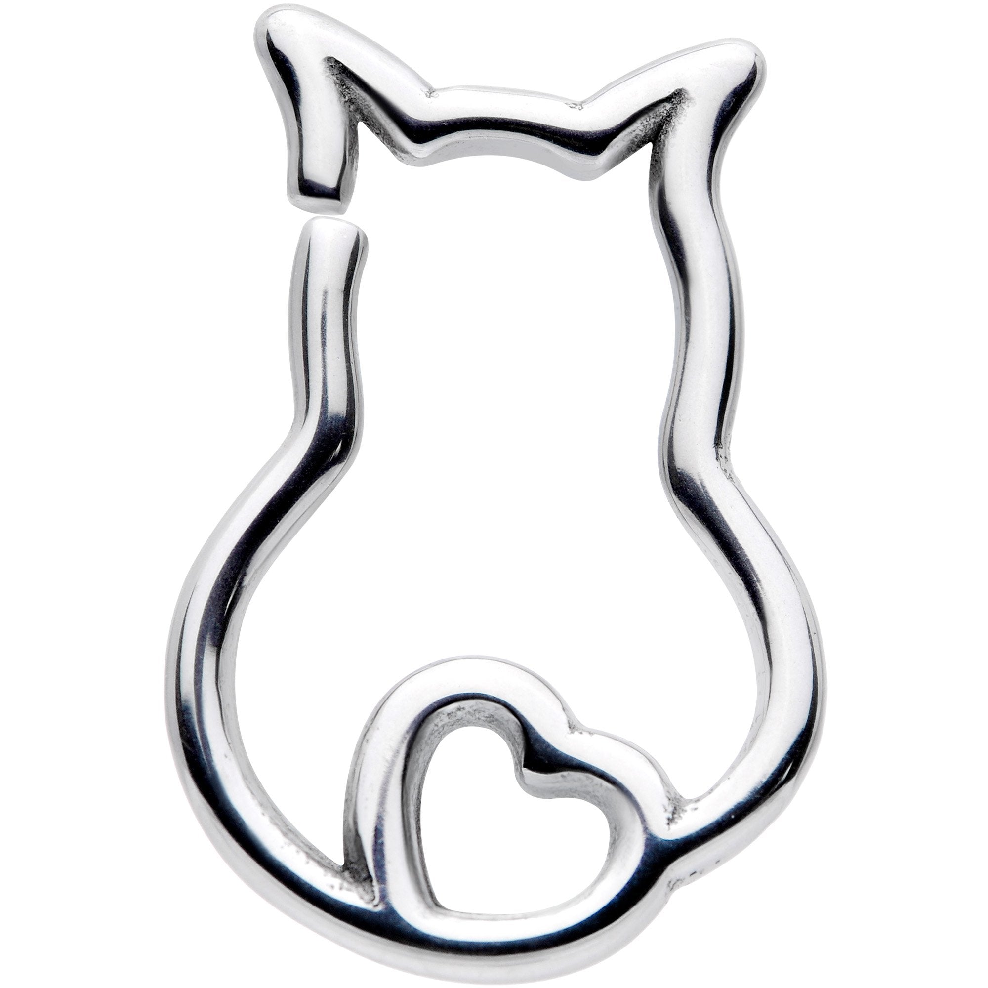 16G 5/16 Luv Kitty Cat Closure Ring