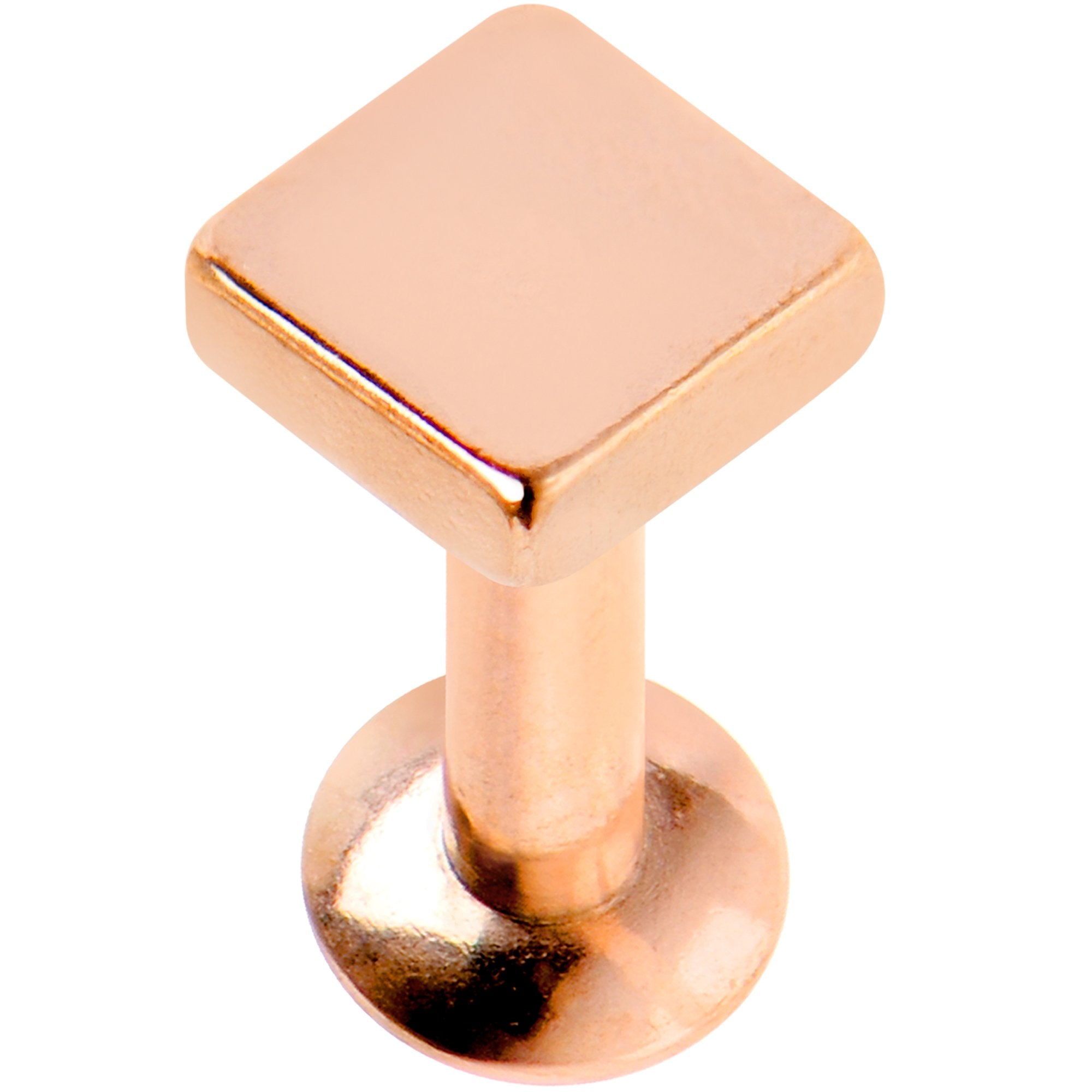 3/16 Gold Tone Rhombus Internally Threaded Daith Cartilage Tragus