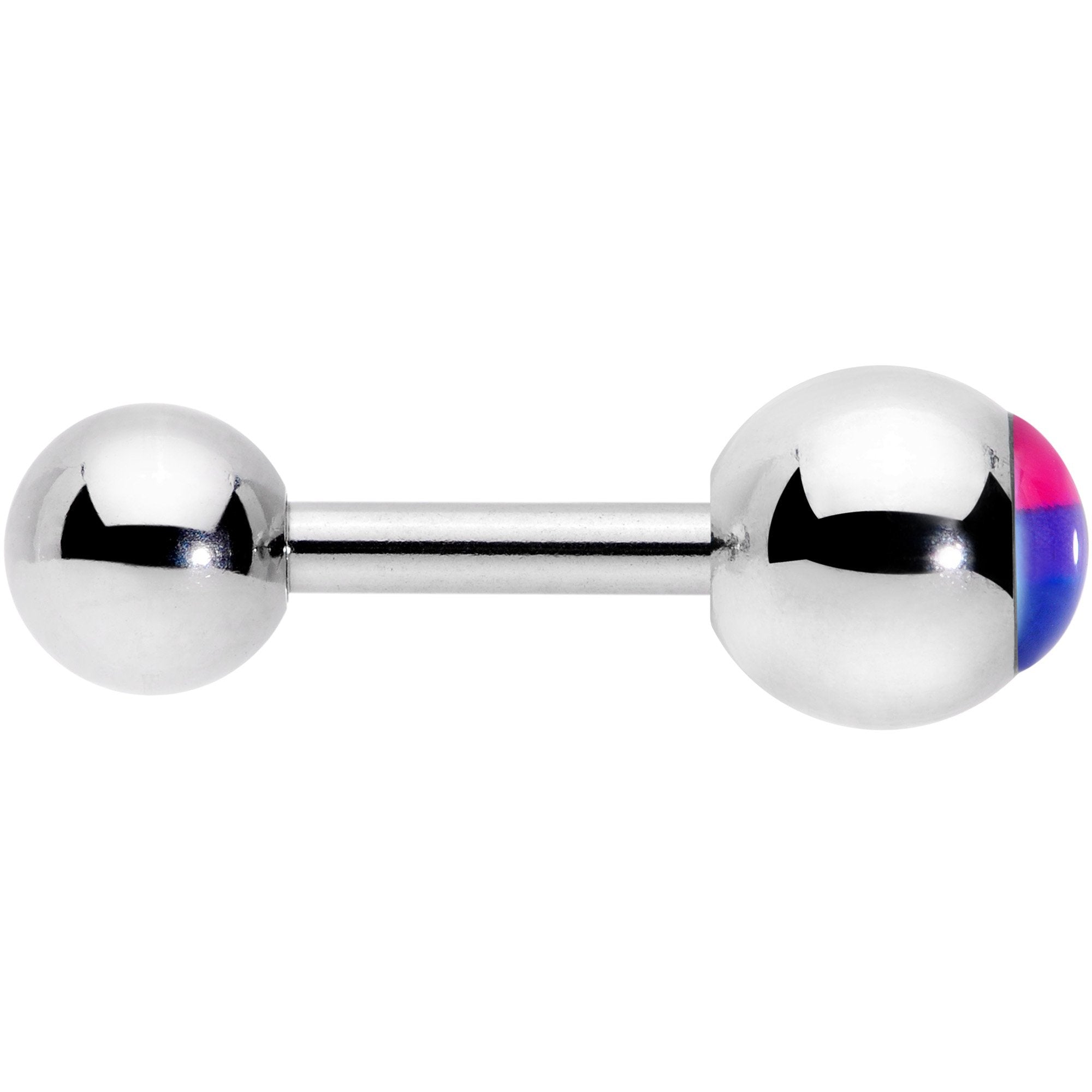 16G 1/4 Pink Purple Blue Bisexual Pride Flag Cartilage Tragus