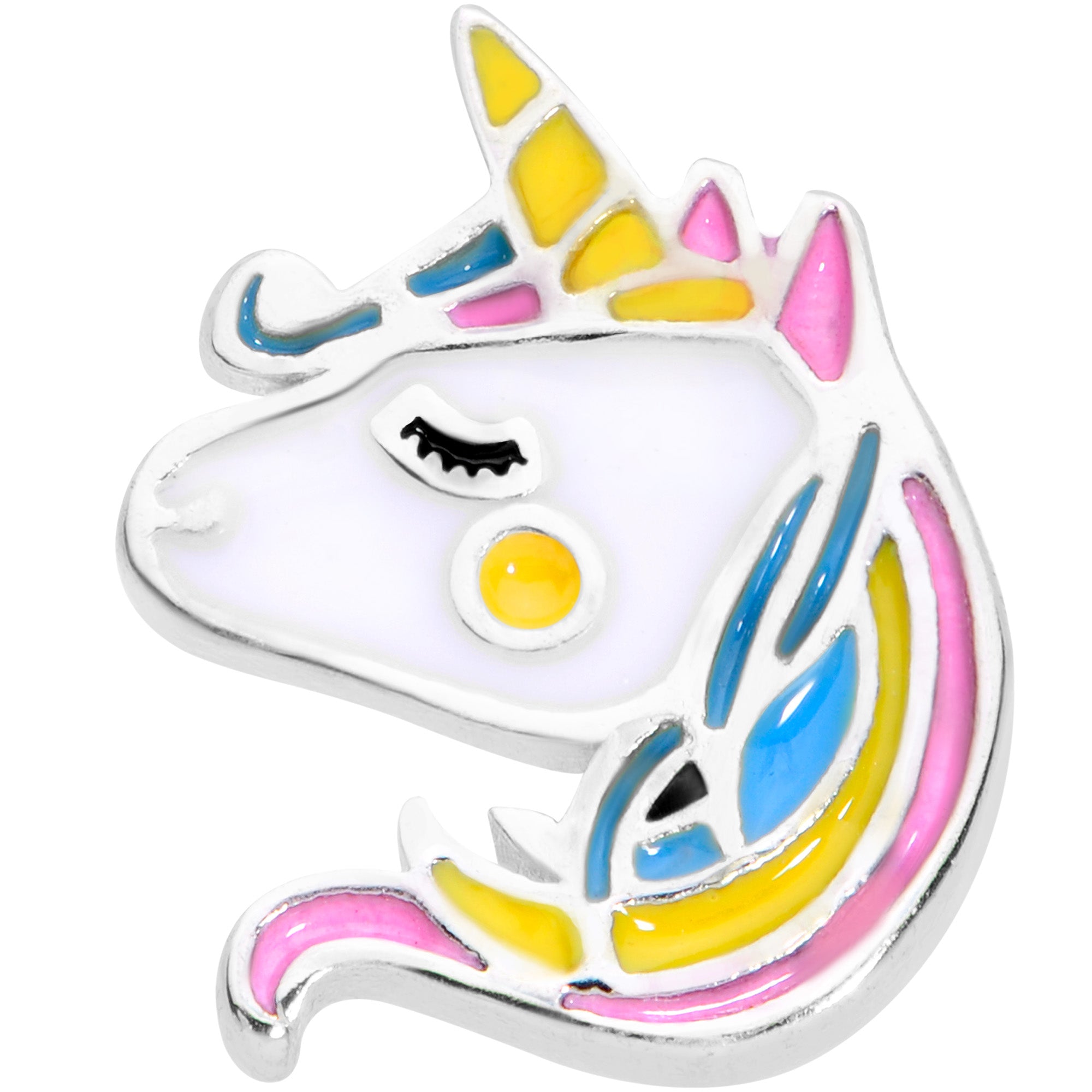 16G 1/4 Pastel Unicorn Cartilage Tragus Earring