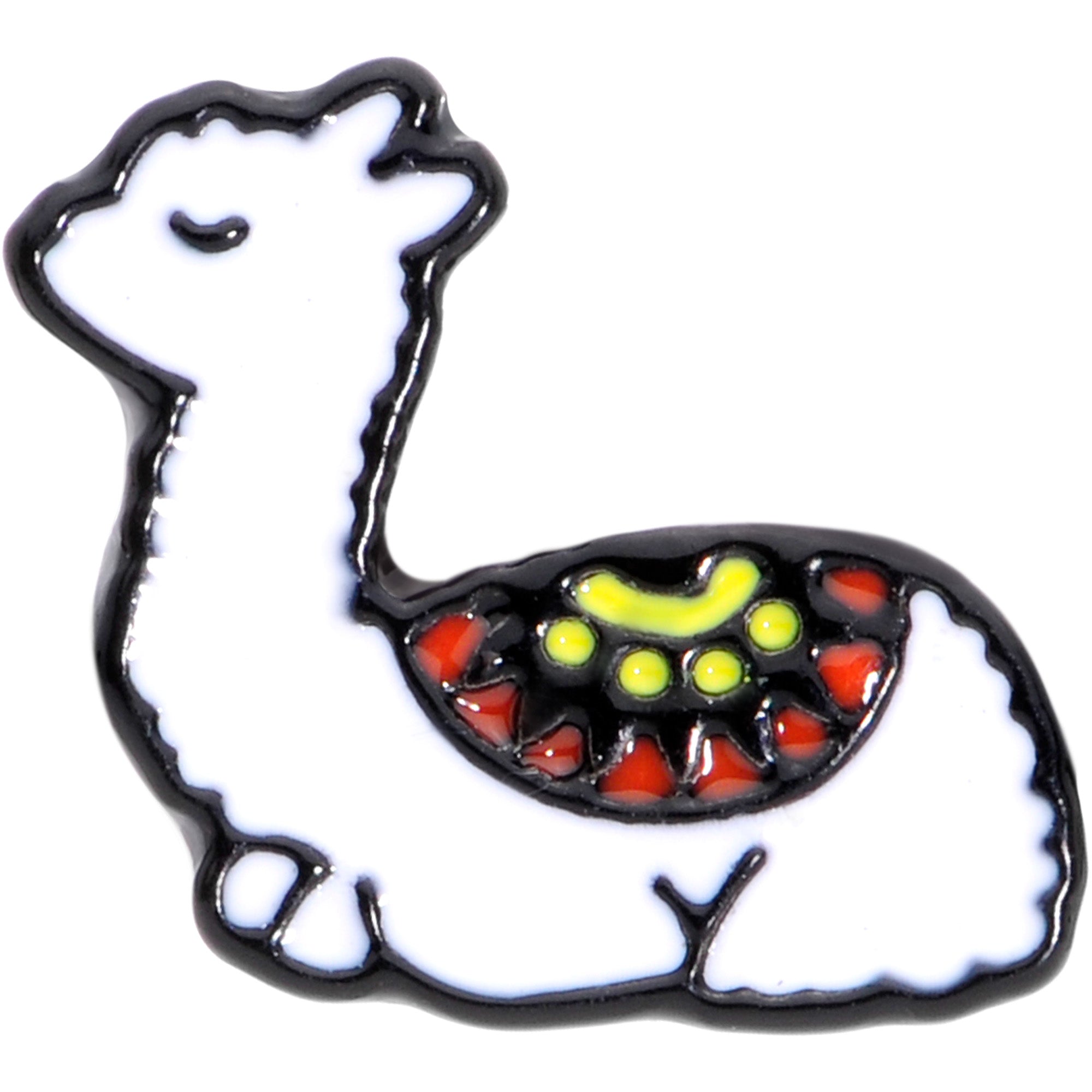 16G 1/4 Snoozing Llama Cartilage Tragus Earring