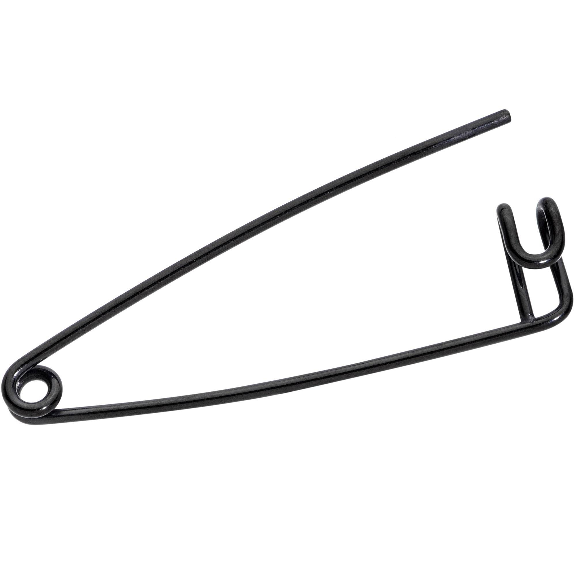 16G Black Punk Rock Safety Pin Industrial Barbell 38mm