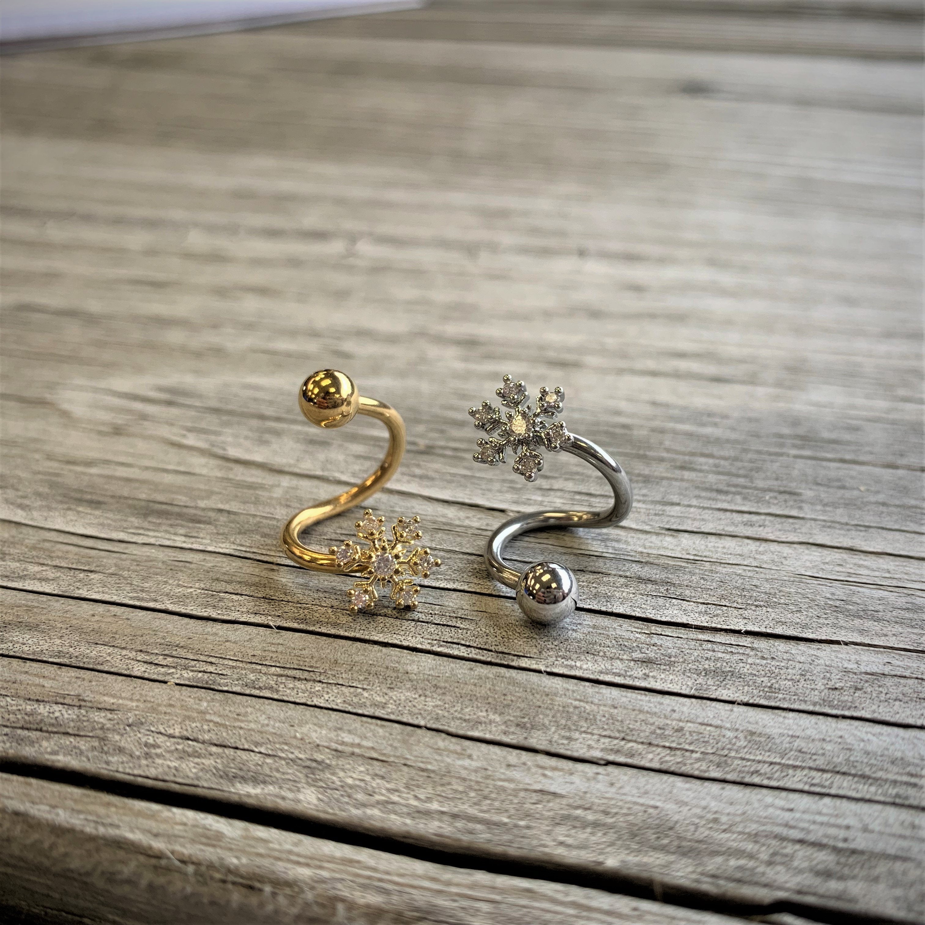 spiral snowflake belly