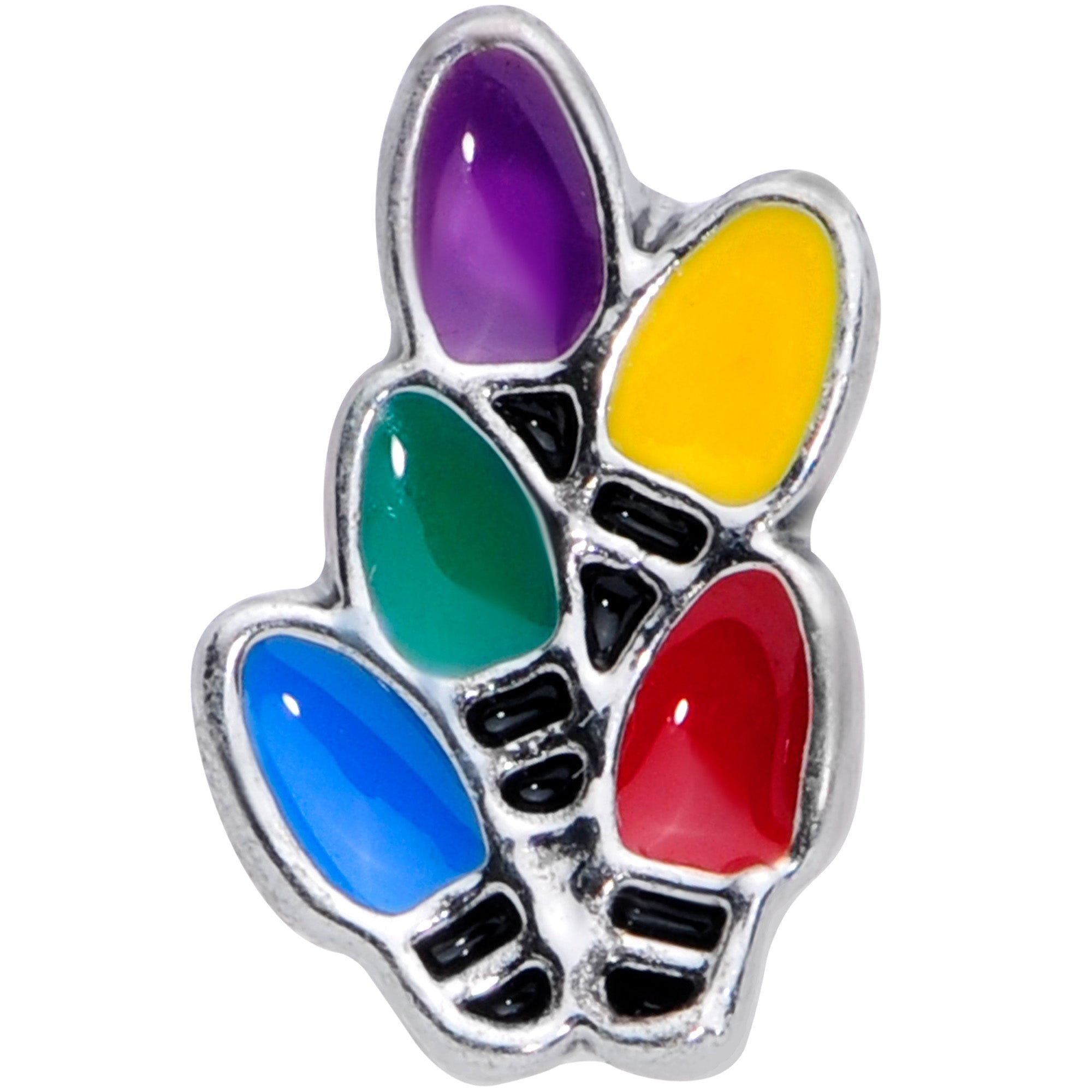 16G 1/4 Christmas Lights Holiday Cartilage Tragus