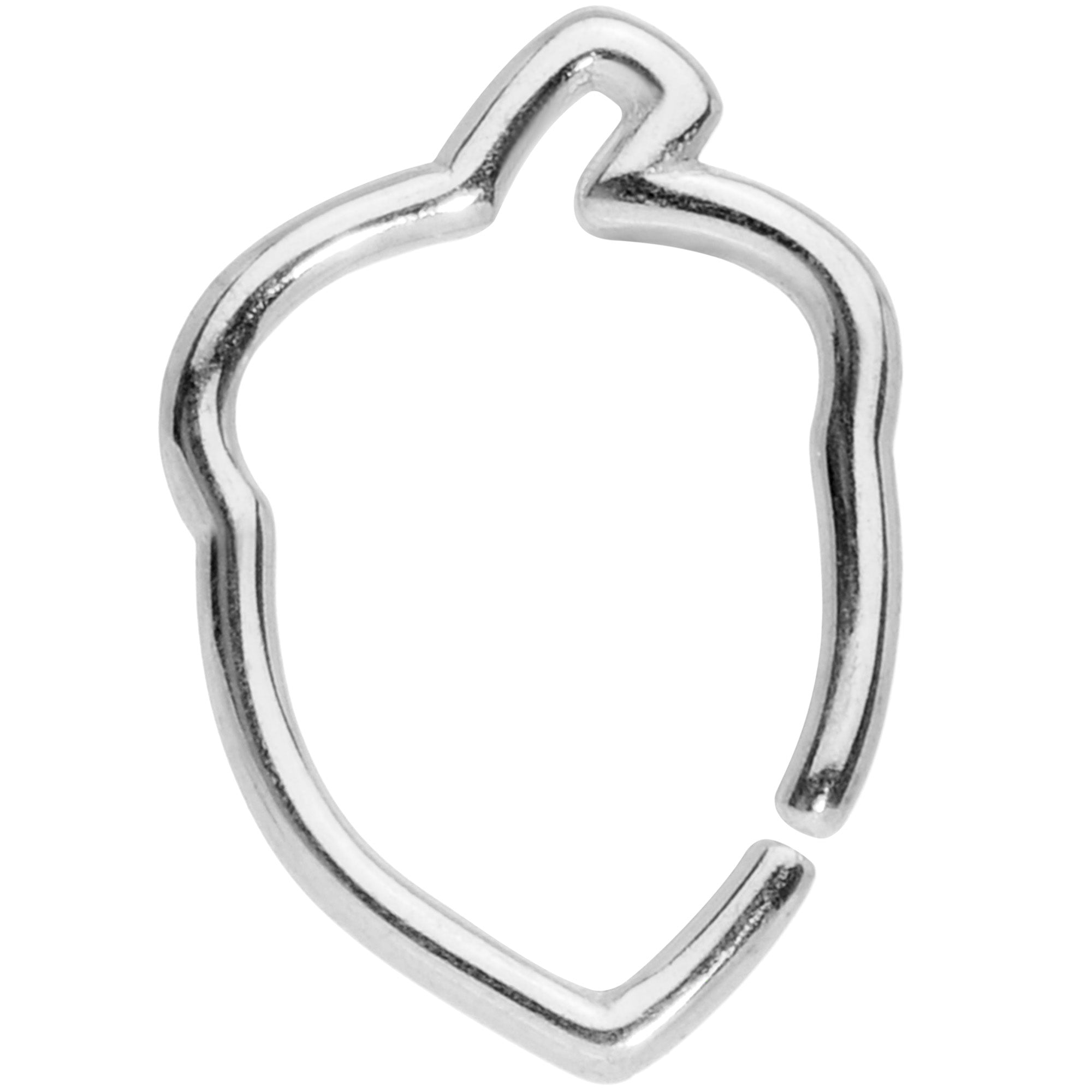 16G 3/8 Steel Autumn Acorn Closure Ring