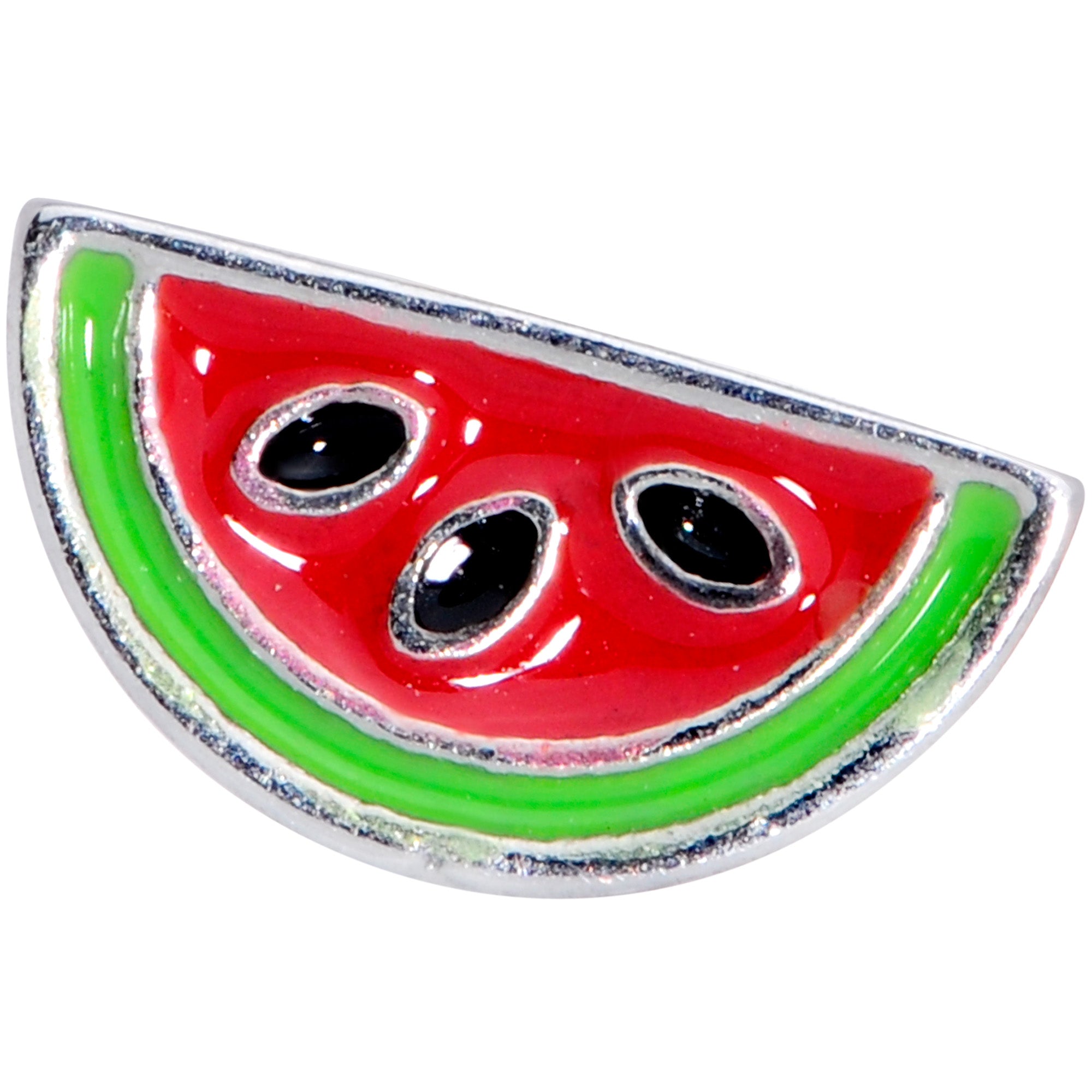 16 Gauge 5/16 Green Red Juicy Watermelon Labret Monroe Tragus