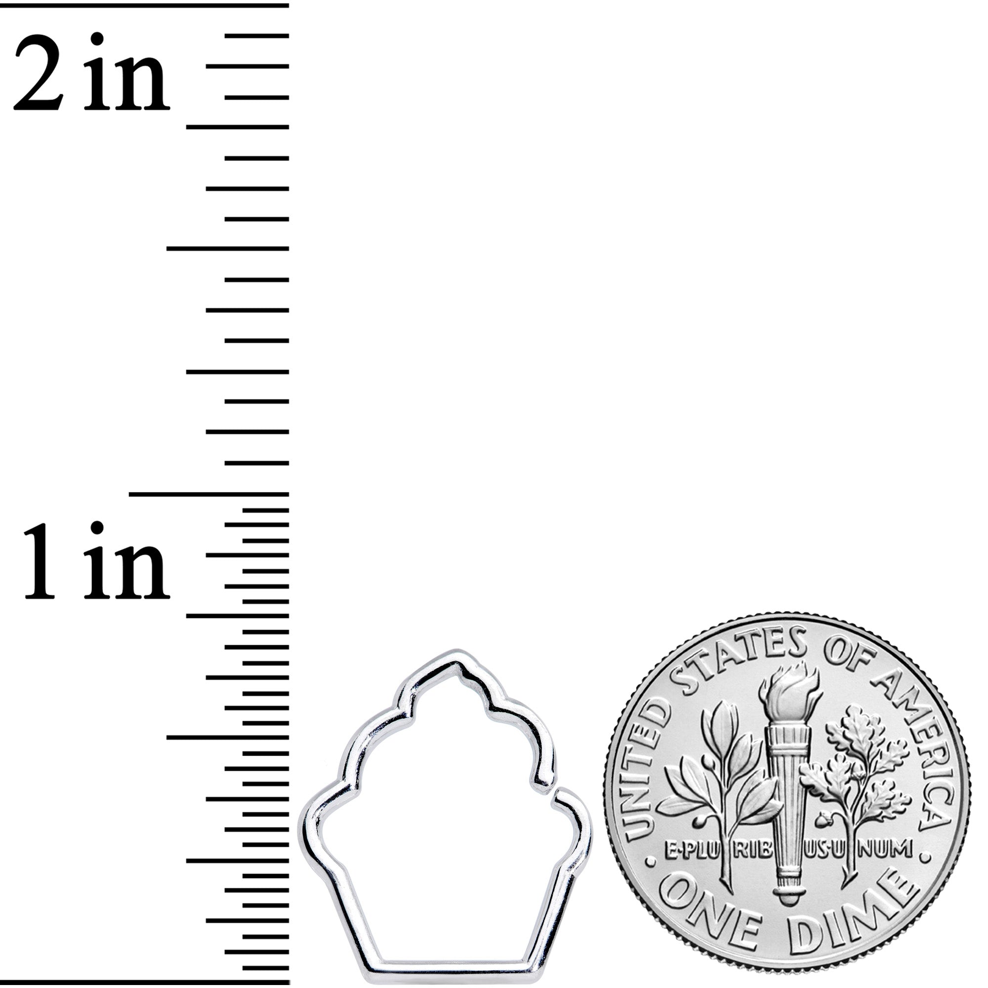 16G 5/16 Baked Treats Cupcake Closure Ring