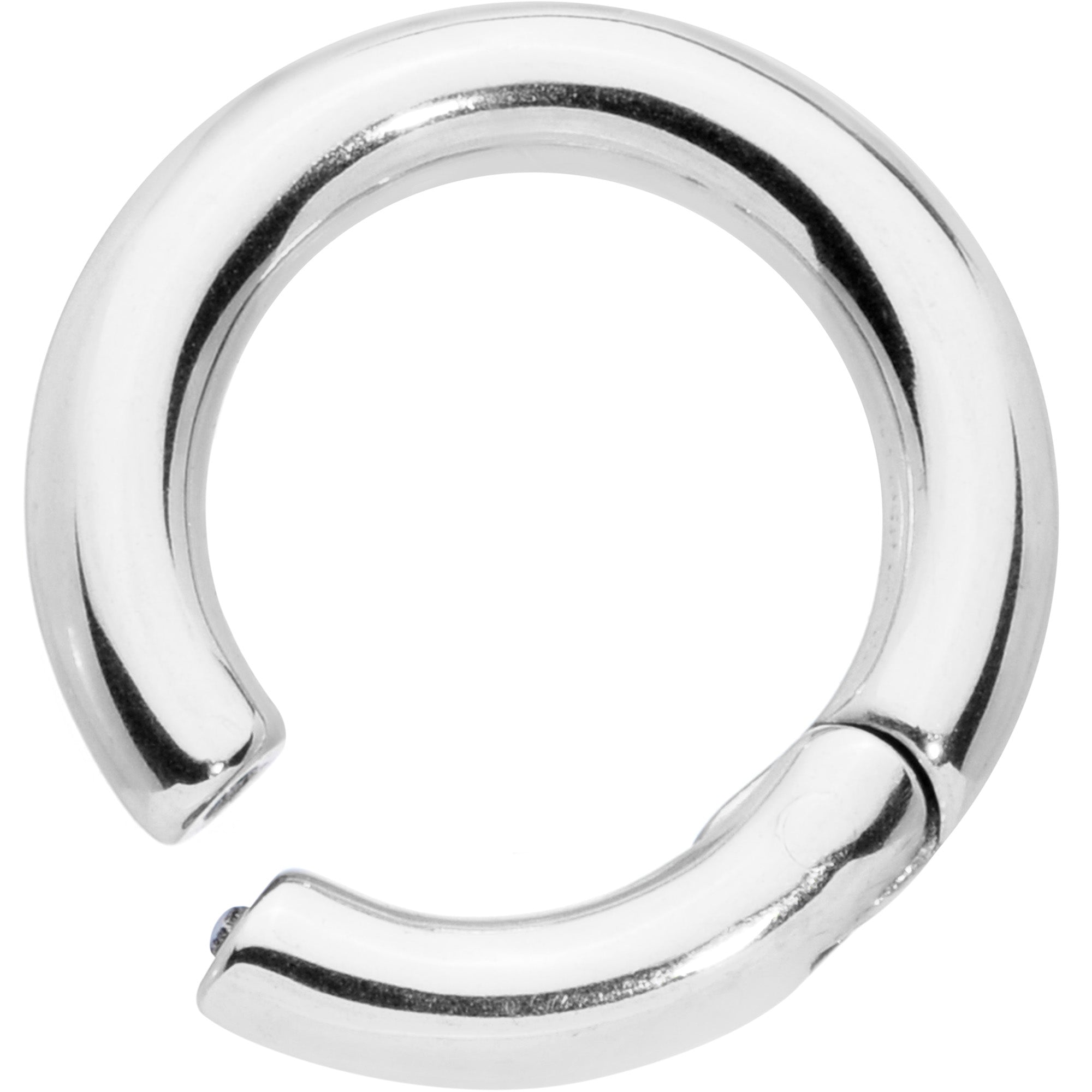 8G 1/2 Stainless Steel Hinged Segment Ring