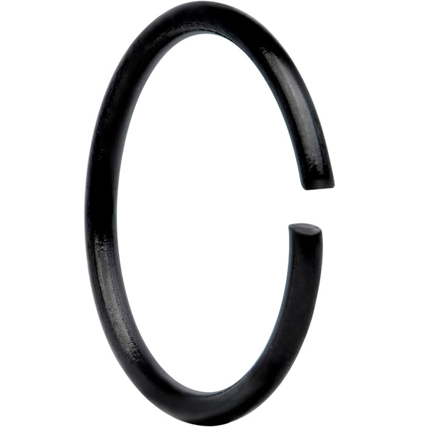 20 Gauge 5/16 Black Anodized Seamless Circular Ring Set of 12