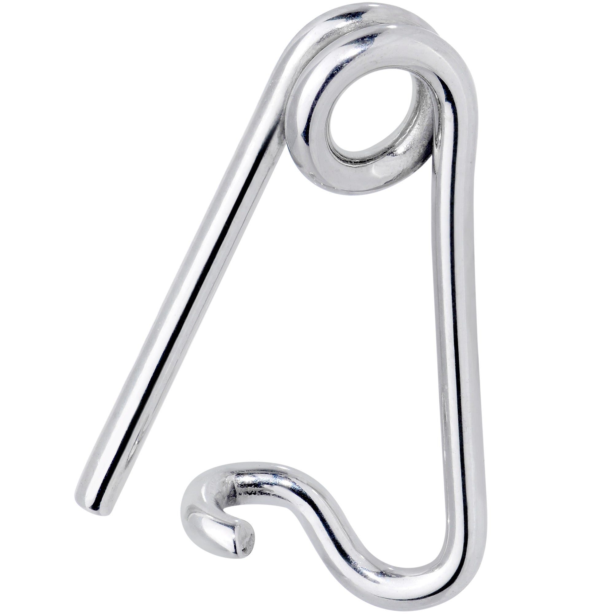 14 Gauge Surgical Steel Safety Pin Taper Earring