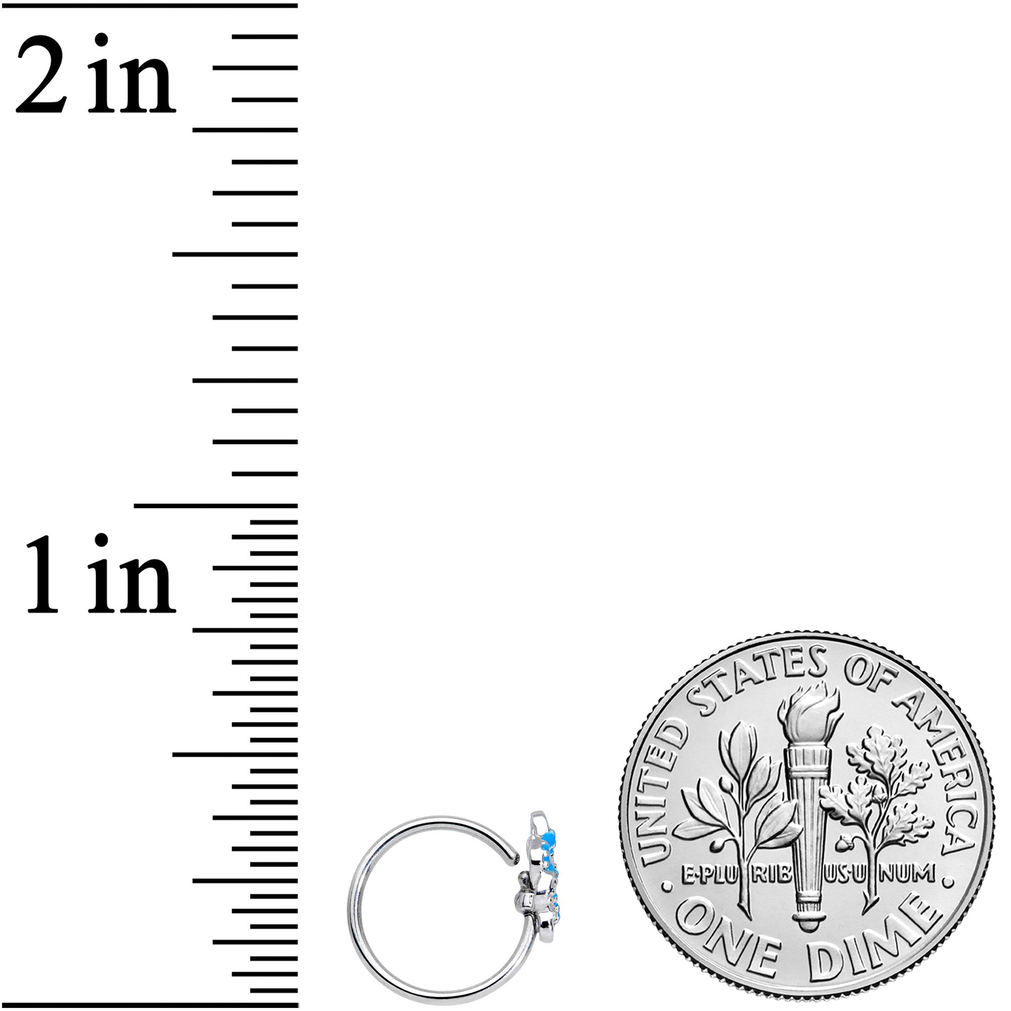 20G 5/16 Sailors Knot Nose Hoop