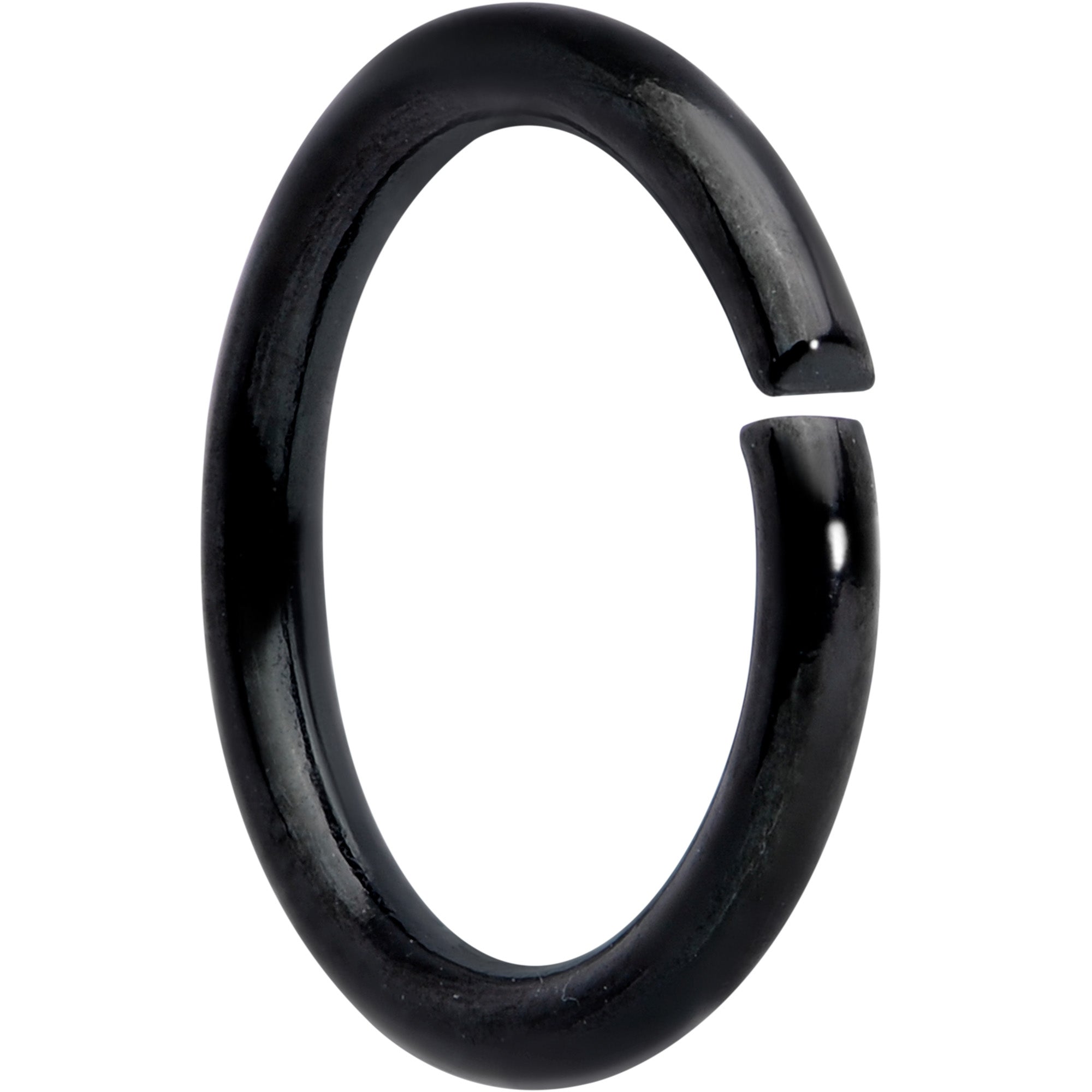 16G 5/16 Black Anodized Seamless Cartilage Ring Set of 12