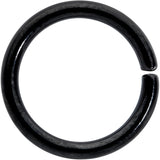 16 Gauge 5/16 Black Titanium Anodized Annealed Seamless Circular Ring
