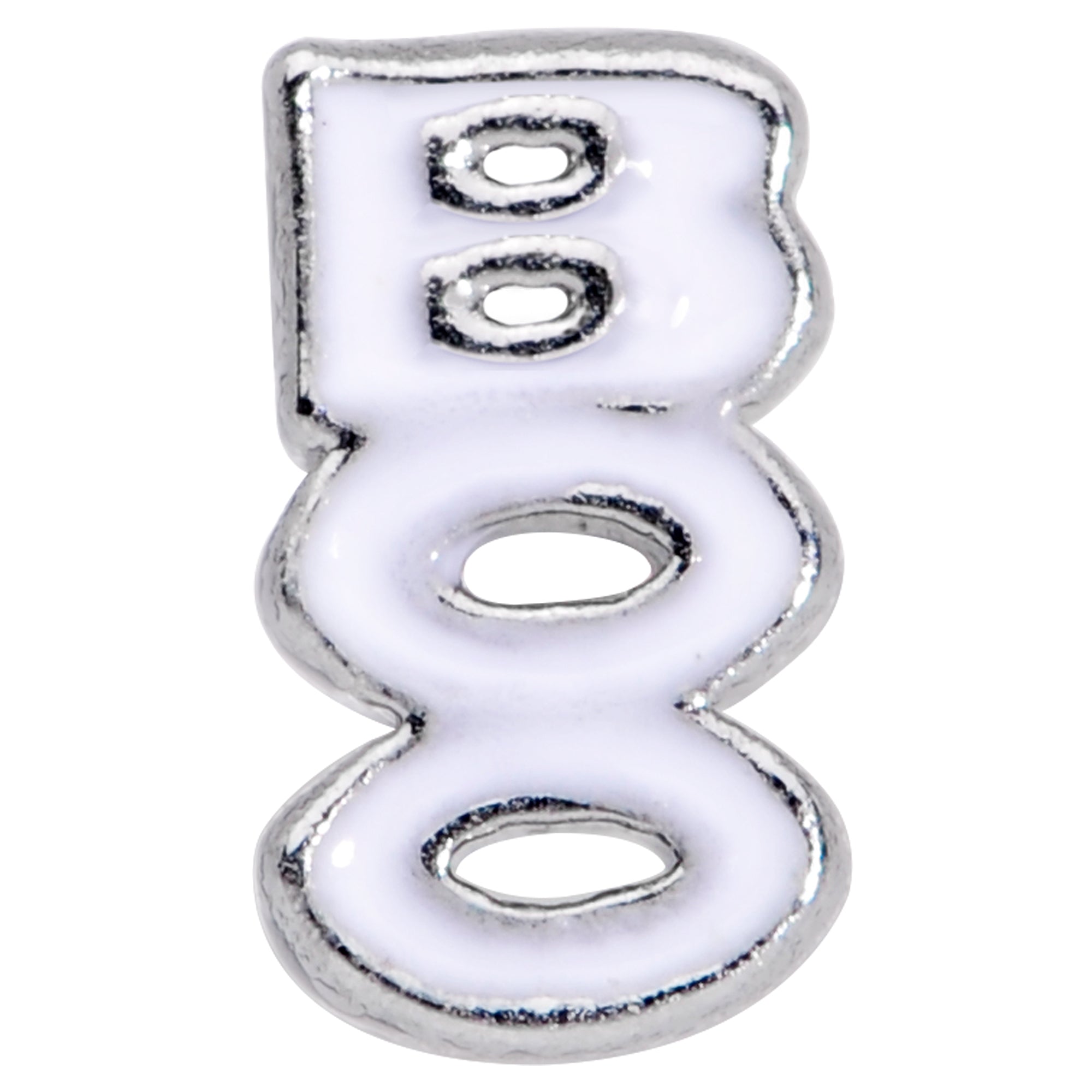 20G 5/16 White Boo Halloween Nose Bone