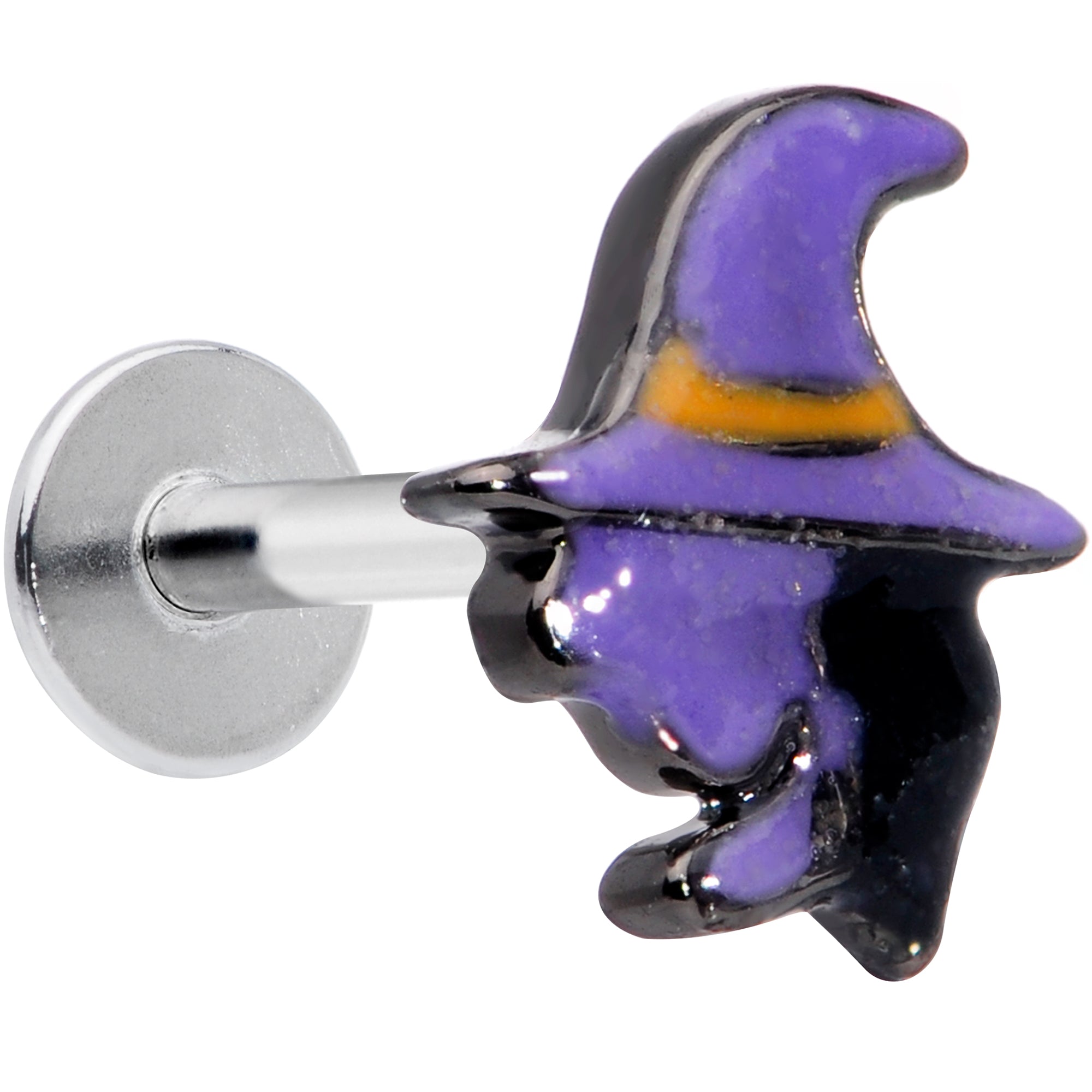 16G 5/16 Purple Witch Halloween Labret Monroe Tragus