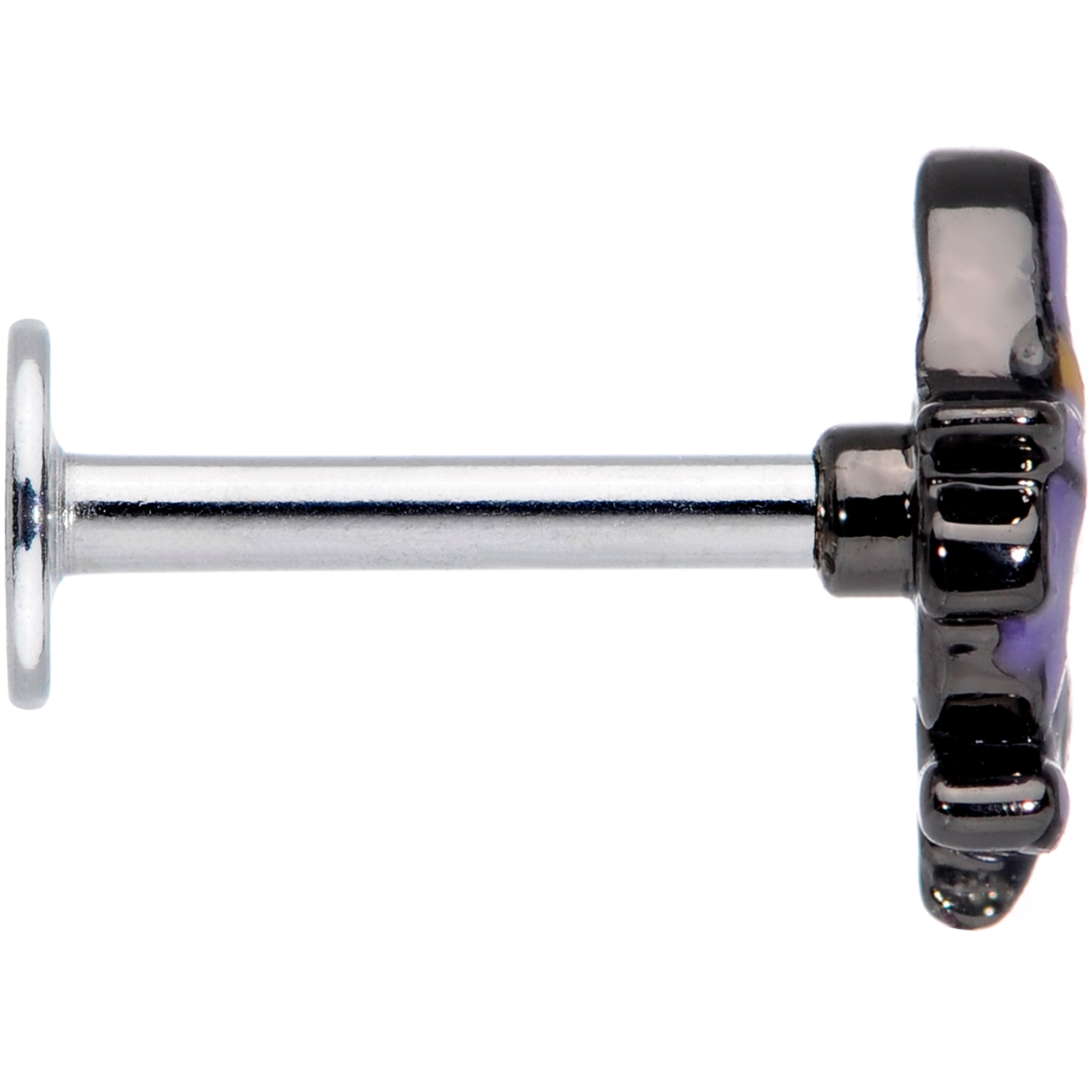 16G 5/16 Purple Witch Halloween Labret Monroe Tragus