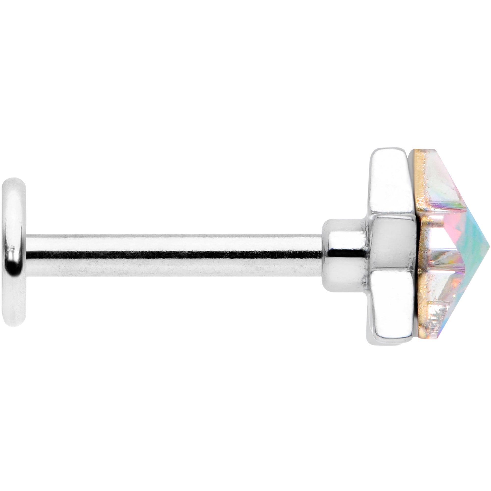 16G 5/16 Aurora Gem Simple Star Labret Monroe Tragus